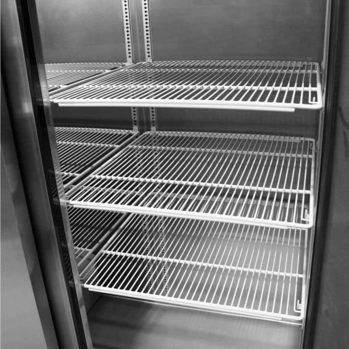 Turbo Air Commercial Upright Refrigerator - Heavy Duty Stainless Steel Kitchen Fridge for Restaurants, Cafes, Bars & Catering Businesses - Perfect for Food Storage & Beverage Cooling