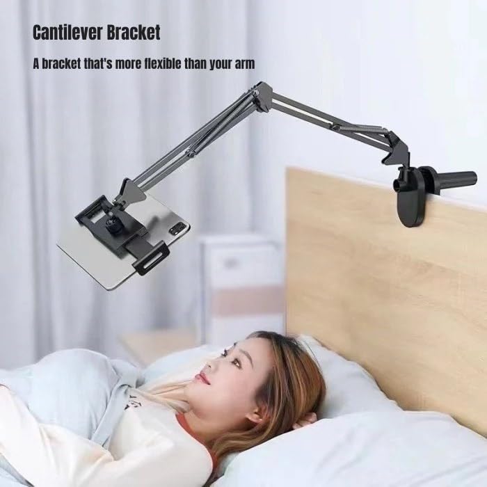 360° Adjustable Phone Stand for TikTok Live & Bed Use - Portable Holder