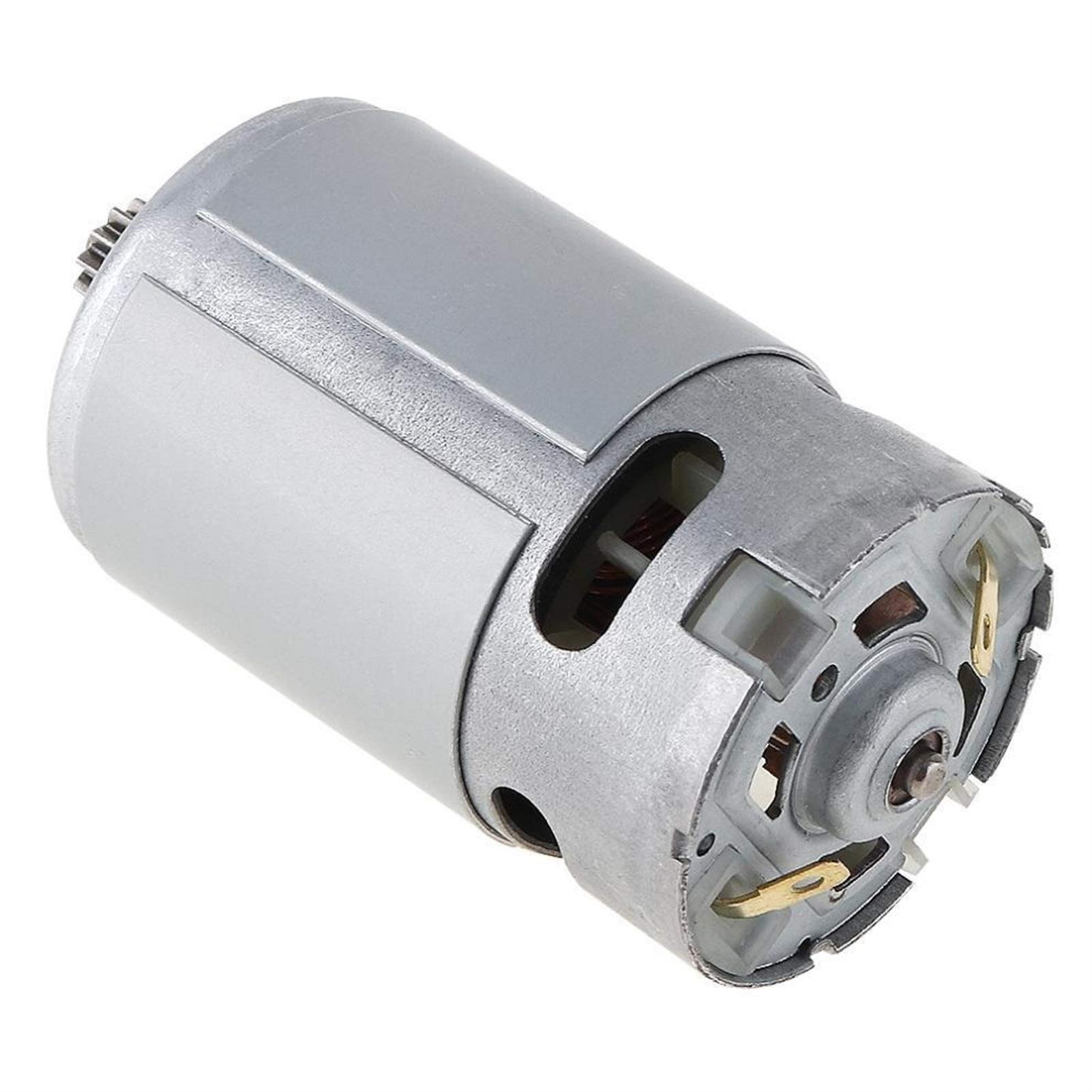 12V-25V 19500 RPM High Torque DC Motor with Two-Speed Gear Box - Durable Electric Drill & Screwdriver Accessory for DIY Projects & Home Repairs (21V 12 Teeth)