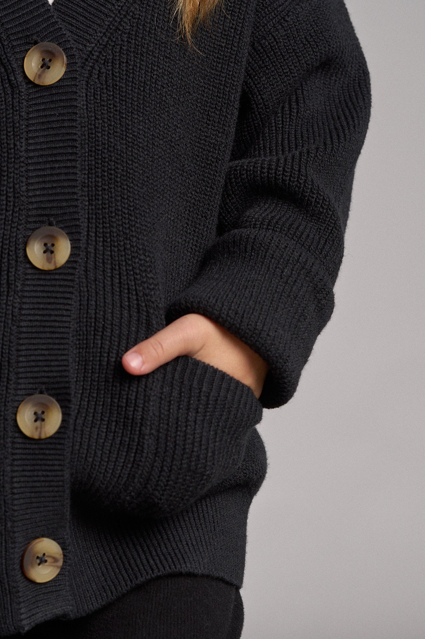 Soft Black Knit Cardigan for Women - Cozy Lightweight Sweater for Fall & Winter | Perfect for Layering, Office Wear & Casual Outfits