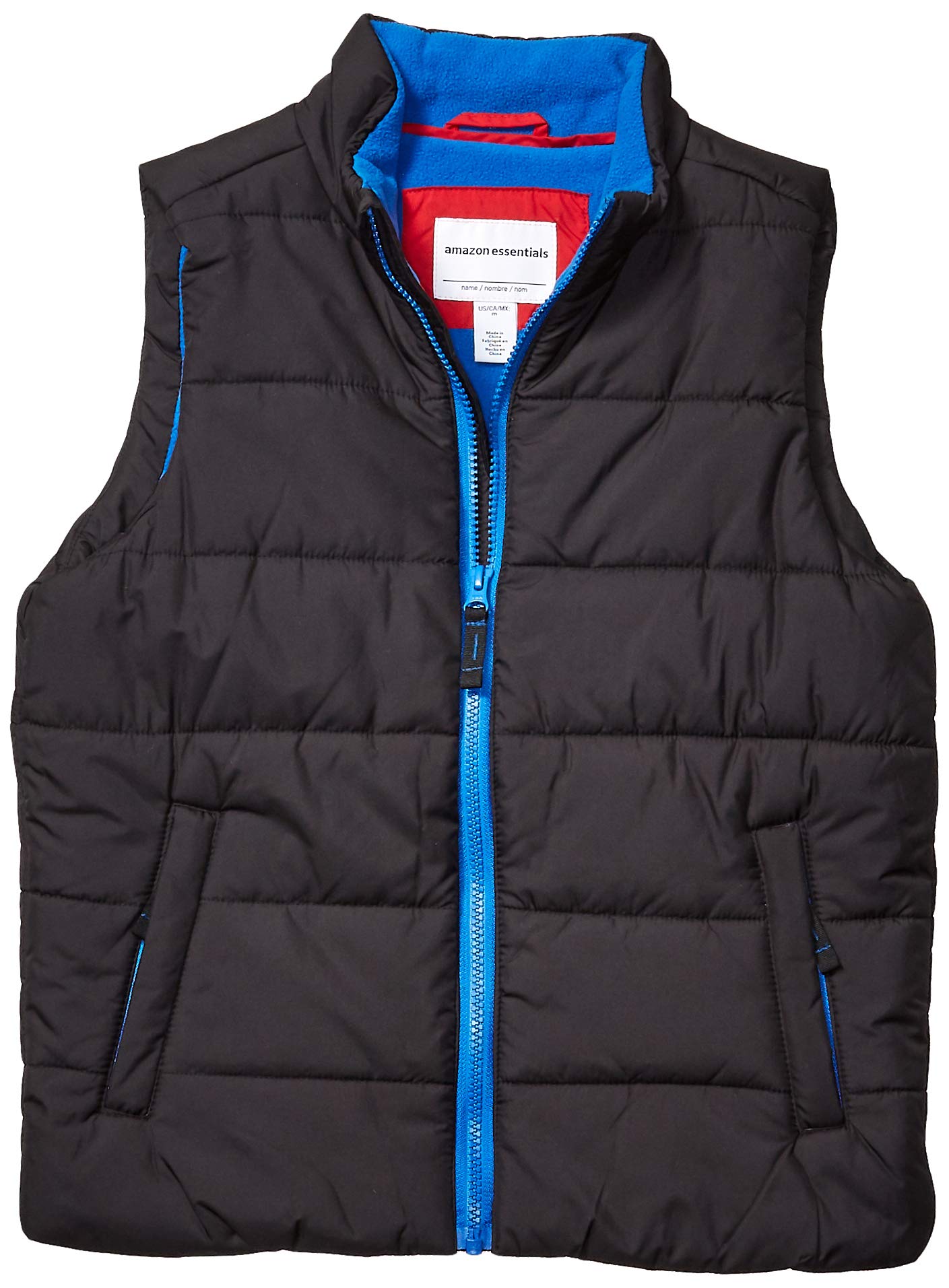 Amazon Essentials Boys & Toddlers' Heavyweight Puffer Vest - Warm Winter Jacket for Kids Outdoor Play, School & Snow Activities
