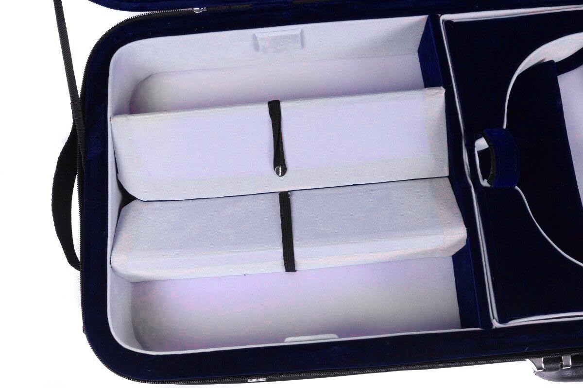 16 Inch Soft Viola Case - Adjustable for 15 to 16.5 Inch Violas | Lightweight & Durable Cloth with Thick Padding | Perfect for School, Practice & Travel