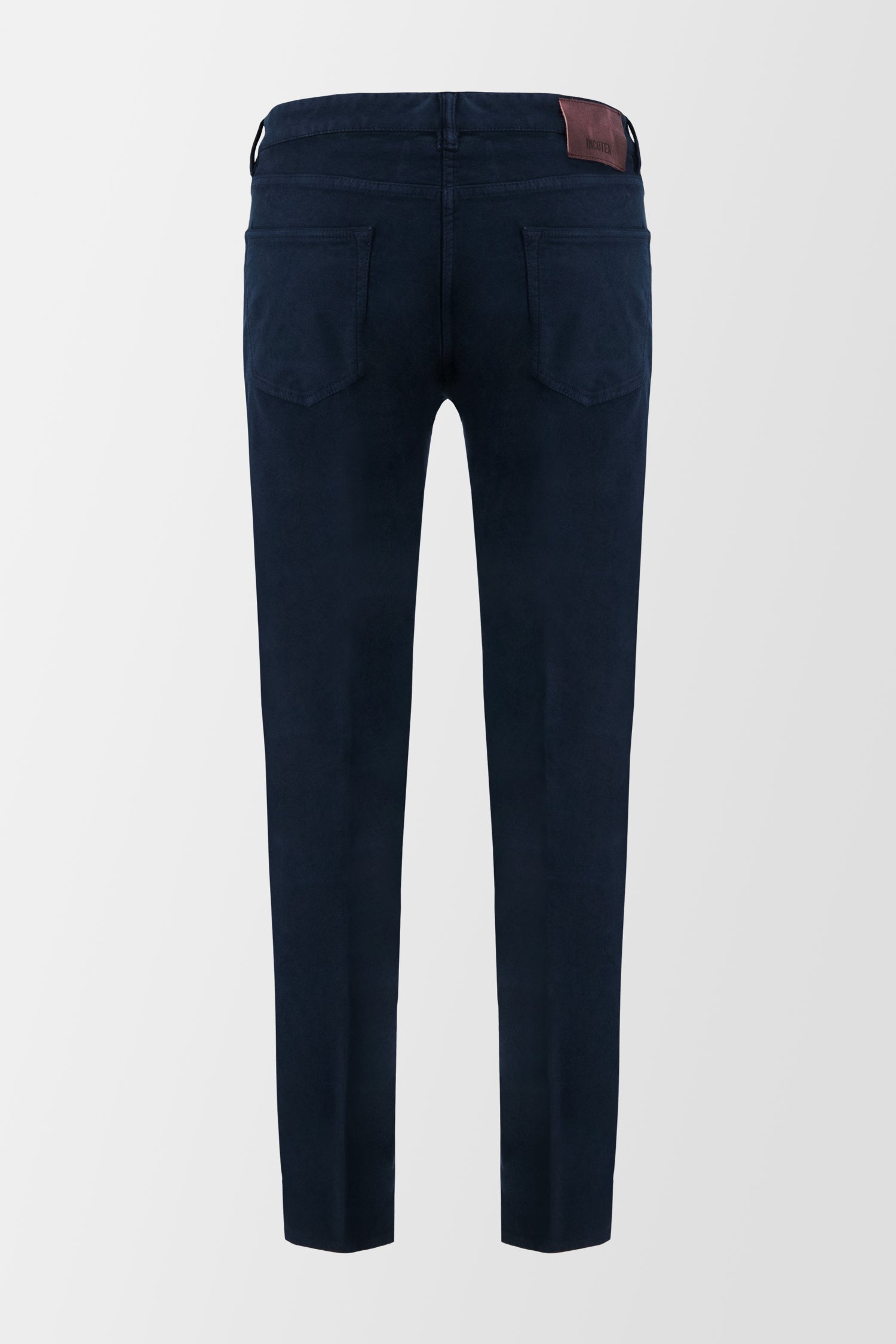 Premium Incotex Blue Dress Pants for Men - Slim Fit Comfortable Business Casual Trousers - Perfect for Office, Weddings & Formal Events