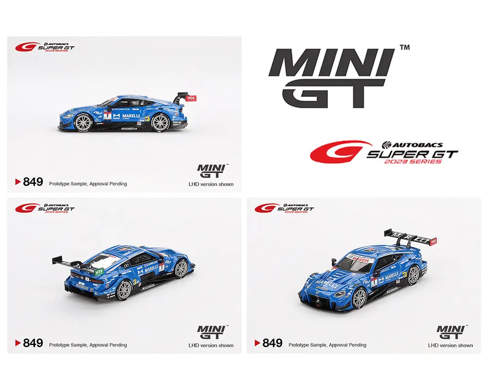 PREORDER MINI GT 1:64 Scale Nissan Z GT500 #1 MARELLI IMPUL Z Team Impul 2023 SUPER GT Series Japan Exclusive Diecast Model Car - Perfect for Collectors, Display Cases & Racing Enthusiasts