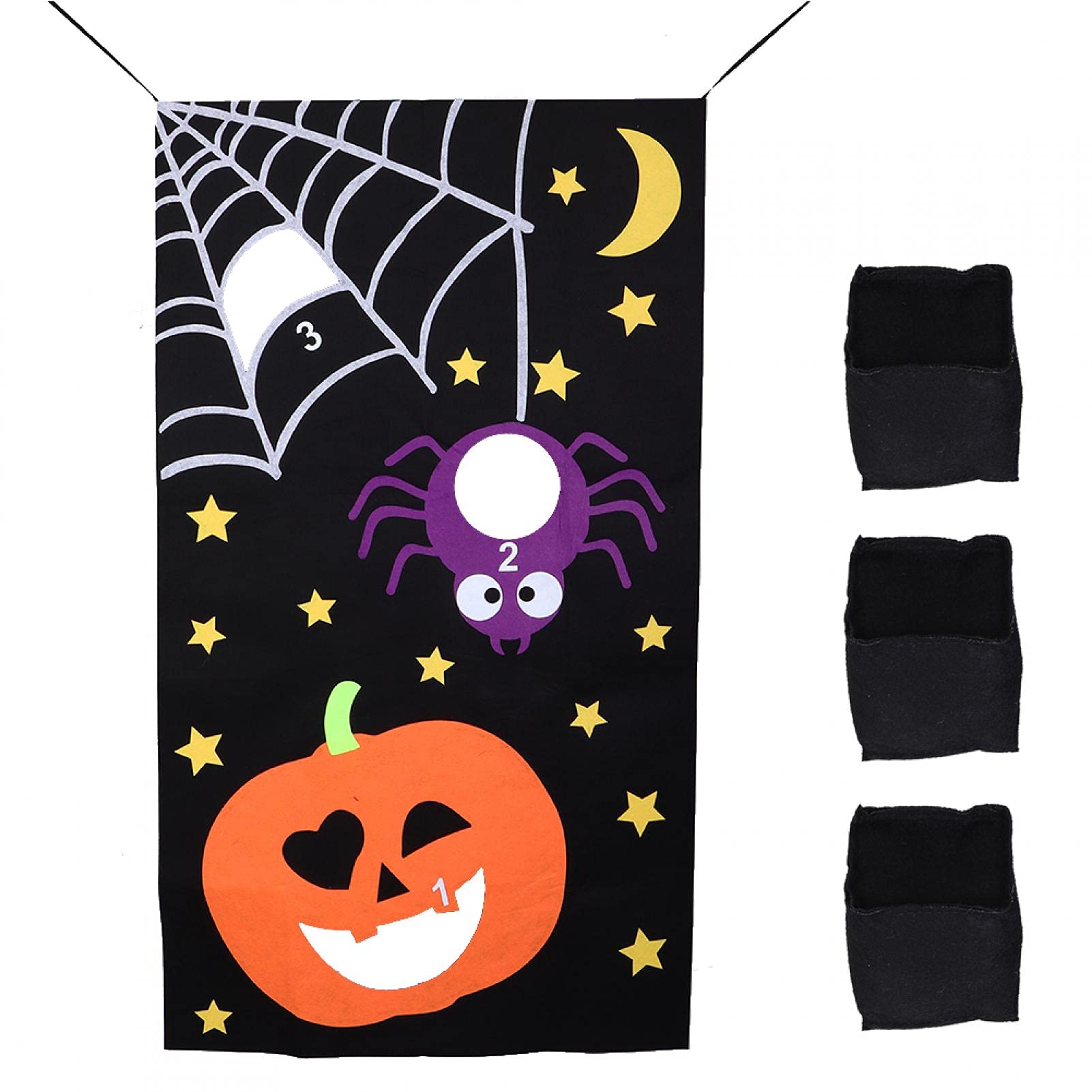 Shipenophy Felt Sandbag Toss Game Set - Indoor/Outdoor Bean Bag Toss Game for Kids & Adults - Fun Halloween Party Games, Carnival Decorations & Backyard Activities - Perfect for Birthday Parties, Family Gatherings & Outdoor Events