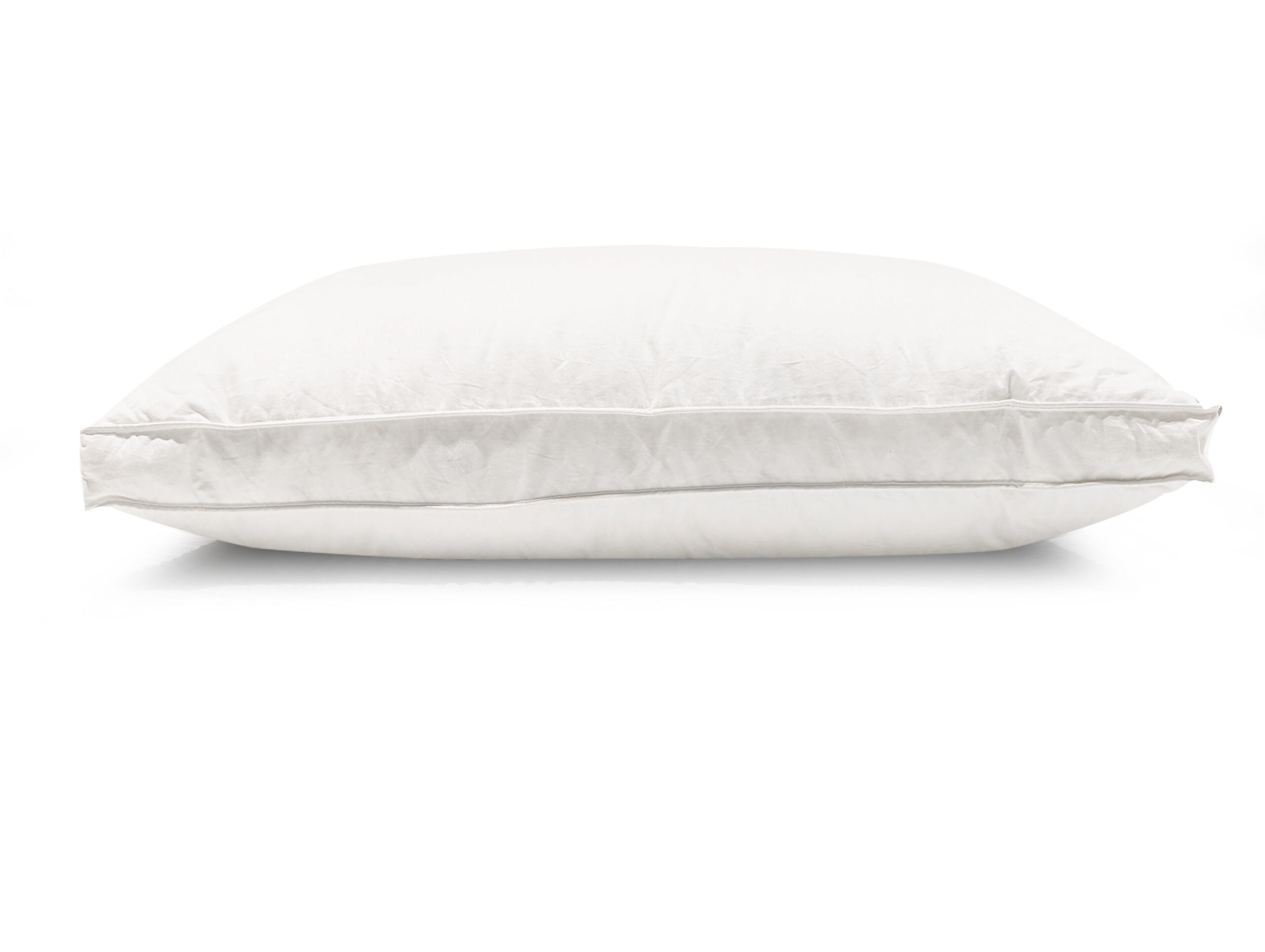 Premium Goose Down Surround Pillow by Bambi - Ultra Soft Bed Pillow for Side Sleepers & Neck Support - Perfect for Home, Hotel, and Travel Use