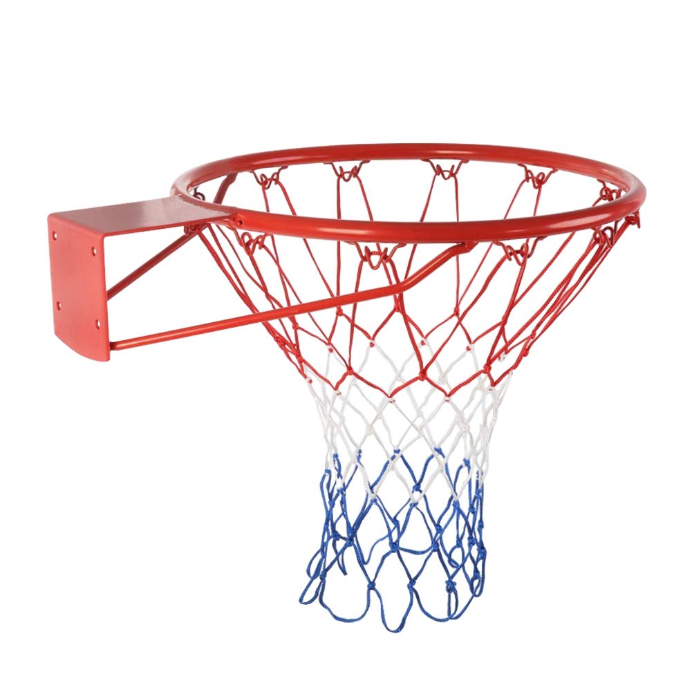 URMAGIC 18 Inch Standard Basketball Rim - Outdoor Wall Mounted Basketball Hoop with Net & Hardware Kit (1/2 PCS) - Perfect for Driveway, Backyard & Gym Basketball Practice - Ships from USA