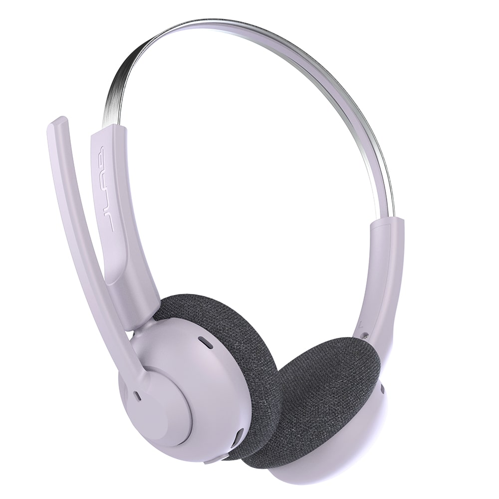 GO Work POP Wireless On-Ear Headset - Lilac Purple Bluetooth Headphones for Office, Commuting & Travel
