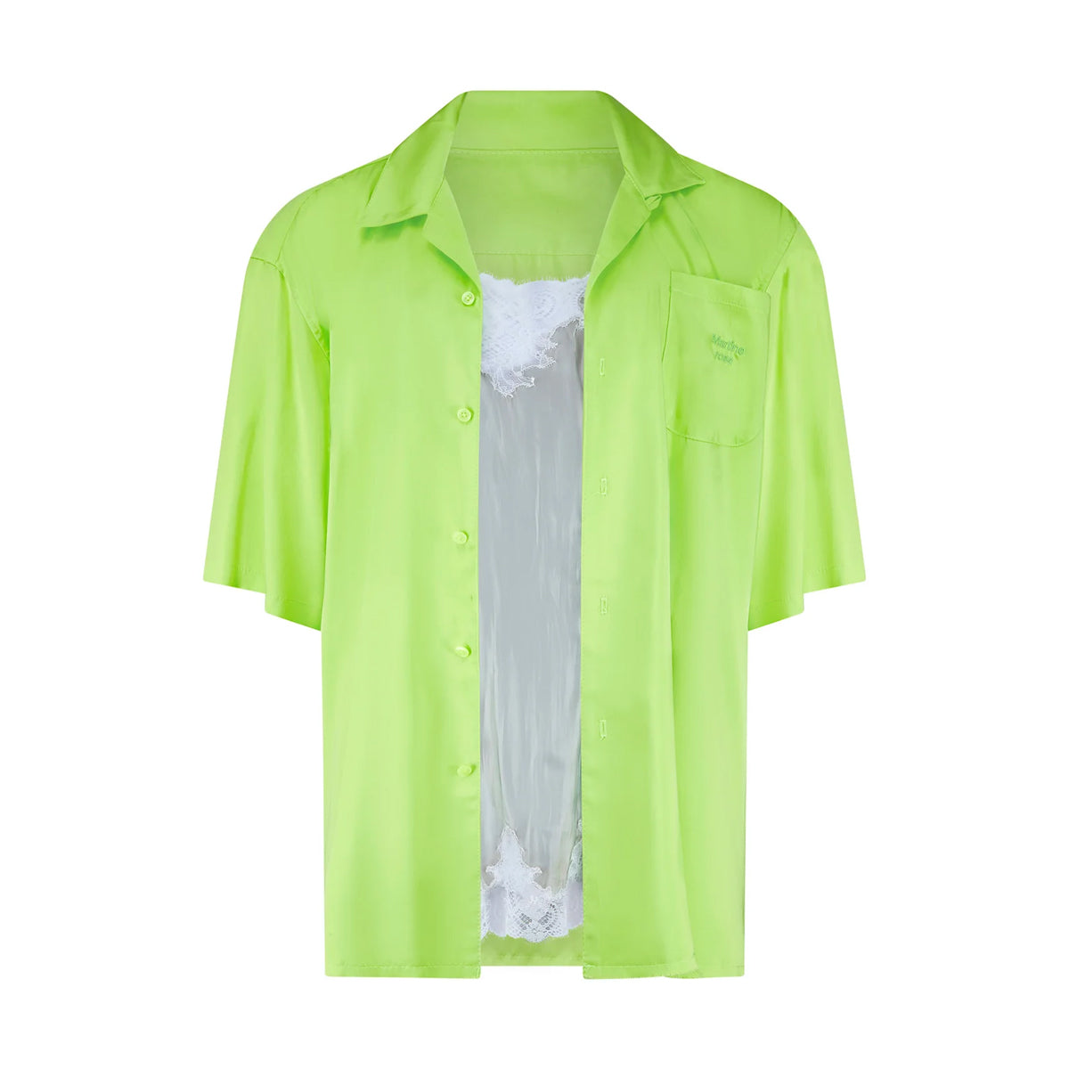 Lime Iridescent Camisole Shirt for Women - Trendy Summer Tank Top for Casual Wear, Beach Outfits & Layering