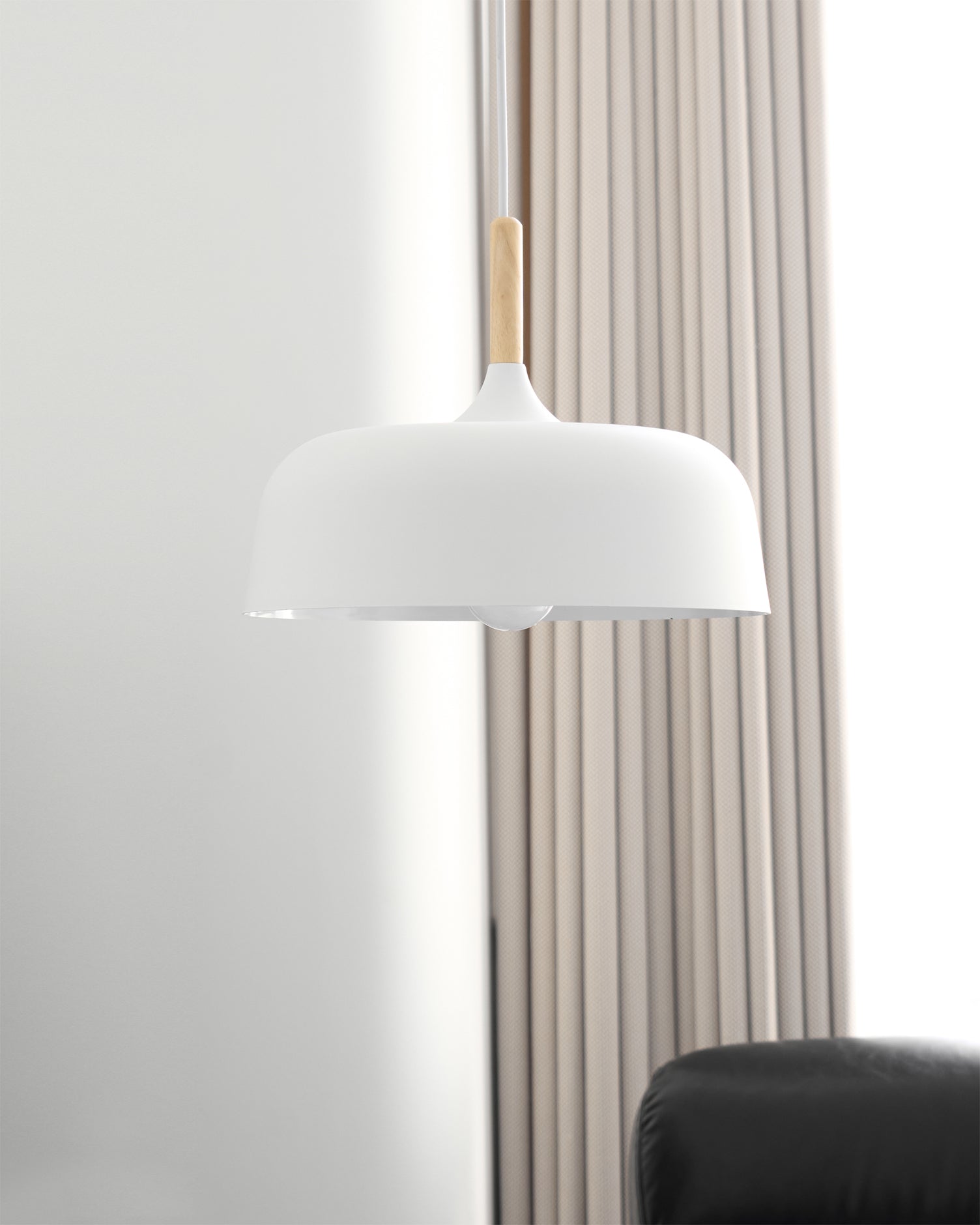 Stylish Acorn Pendant Light Fixture - Modern Hanging Ceiling Lamp for Kitchen Island, Dining Room & Bedroom Decor