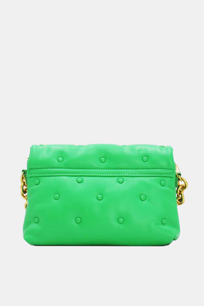 Stylish Gloria Quilted Handbag for Women - Fashionable Green Crossbody Purse - Perfect for Work, Travel & Everyday Use