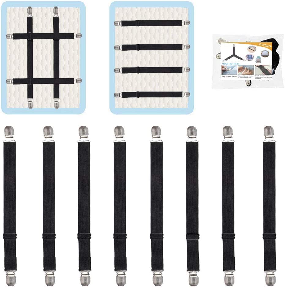 8pcs Black