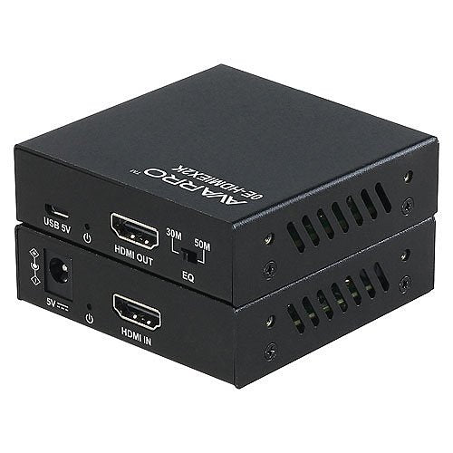 AVARRO 0E HDMIEX2K 1080P HDMI Over Single UTP Extender - 4K/1080P HD Video & Audio Signal Transmitter for Home Theater, Gaming & Conference Room Setup (Up to 230ft)