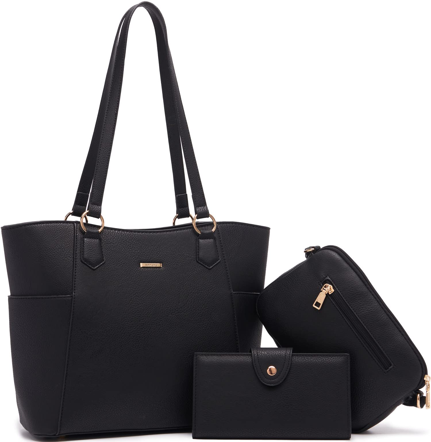 Stylish Women's Tote Handbag Set with Large Shoulder Bag, Crossbody Purse & Wallet - Perfect for Work, Travel and Everyday Use