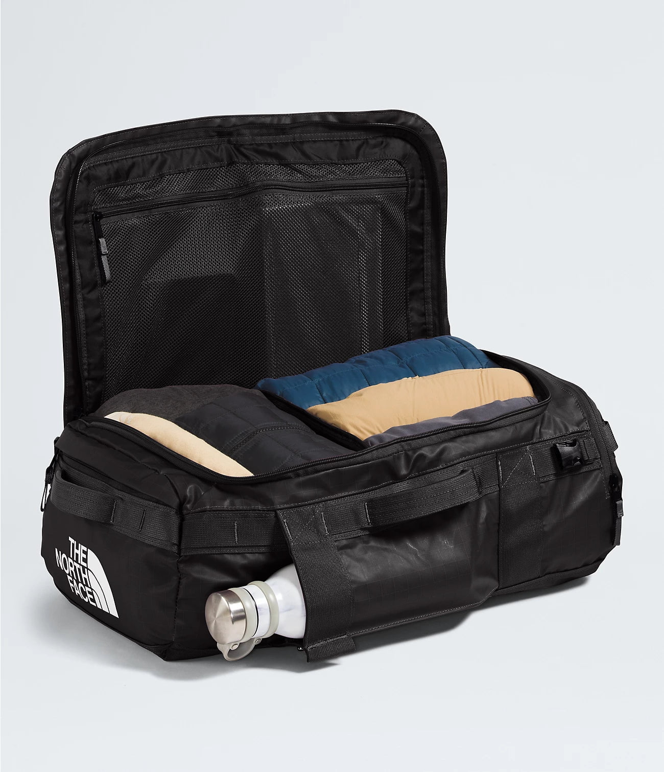 The North Face Base Camp Voyager Duffel 32L - Waterproof Travel Duffel Bag for Camping, Hiking & Outdoor Adventures - Durable Gear for Men & Women