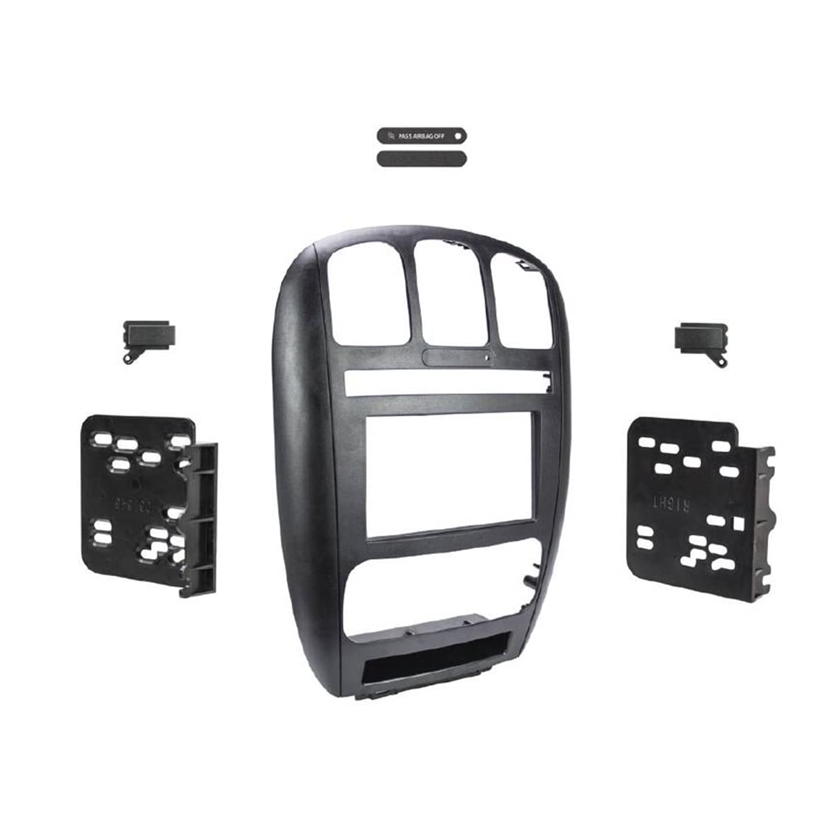 Metra Electronics 01-07 Double DIN Dash Kit for Dodge Caravan & Chrysler Town & Country - Car Stereo Installation Kit for Seamless Radio Upgrade (2001-2007 Models) - Perfect for DIY Car Audio Projects and Professional Installations