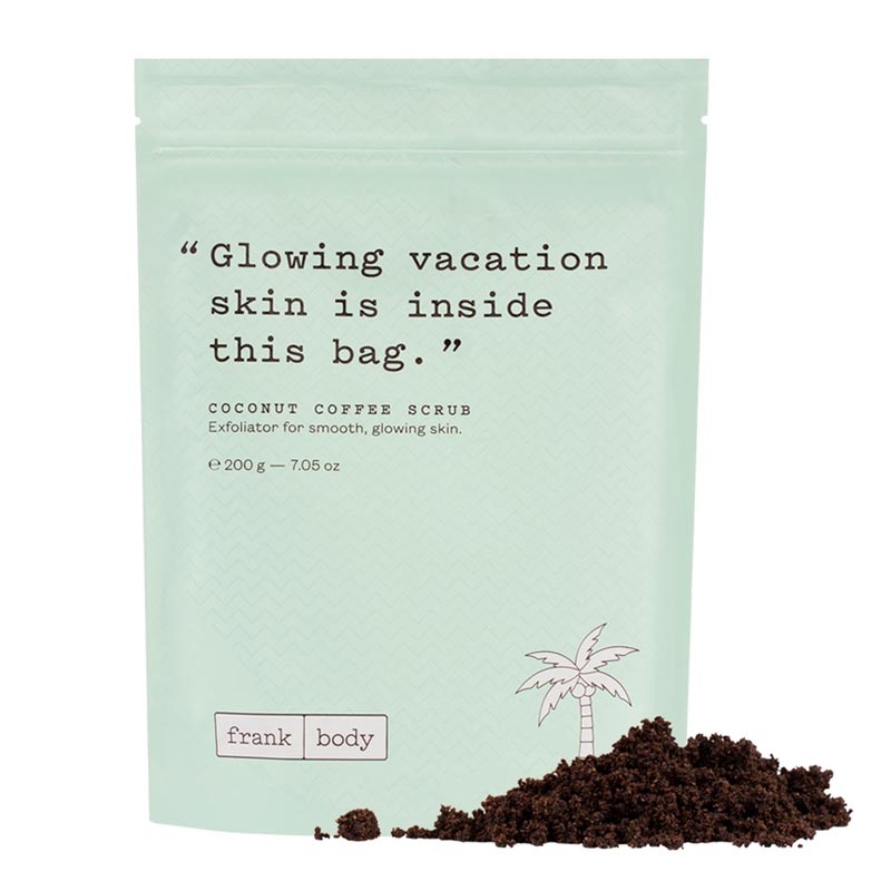 Frank Body Coconut Coffee Scrub - Exfoliating Body Scrub with Natural Ingredients for Smooth Skin | Perfect for Post-Workout, Dry Skin & Pre-Self Care Routine