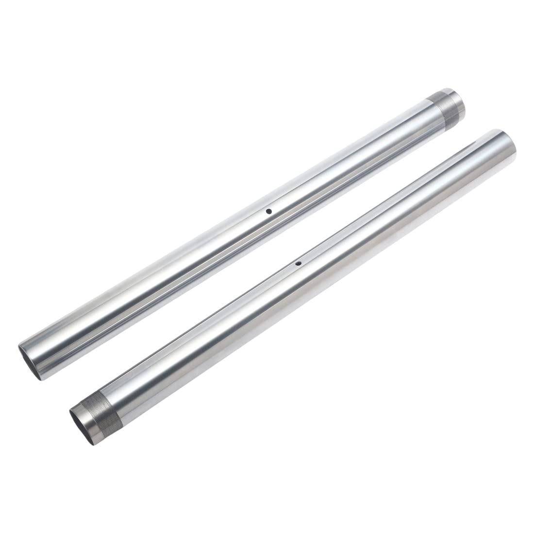 Premium Silver Motorcycle Fork Tubes - Compatible with Suzuki GSXR1000R GSX-R1000R GSXR1000RZ GSX-R1000RZ (2017-2022) - Front Inner Fork Pipes for Enhanced Ride Stability & Performance - Perfect for Street Racing, Track Days & Performance Upgrades