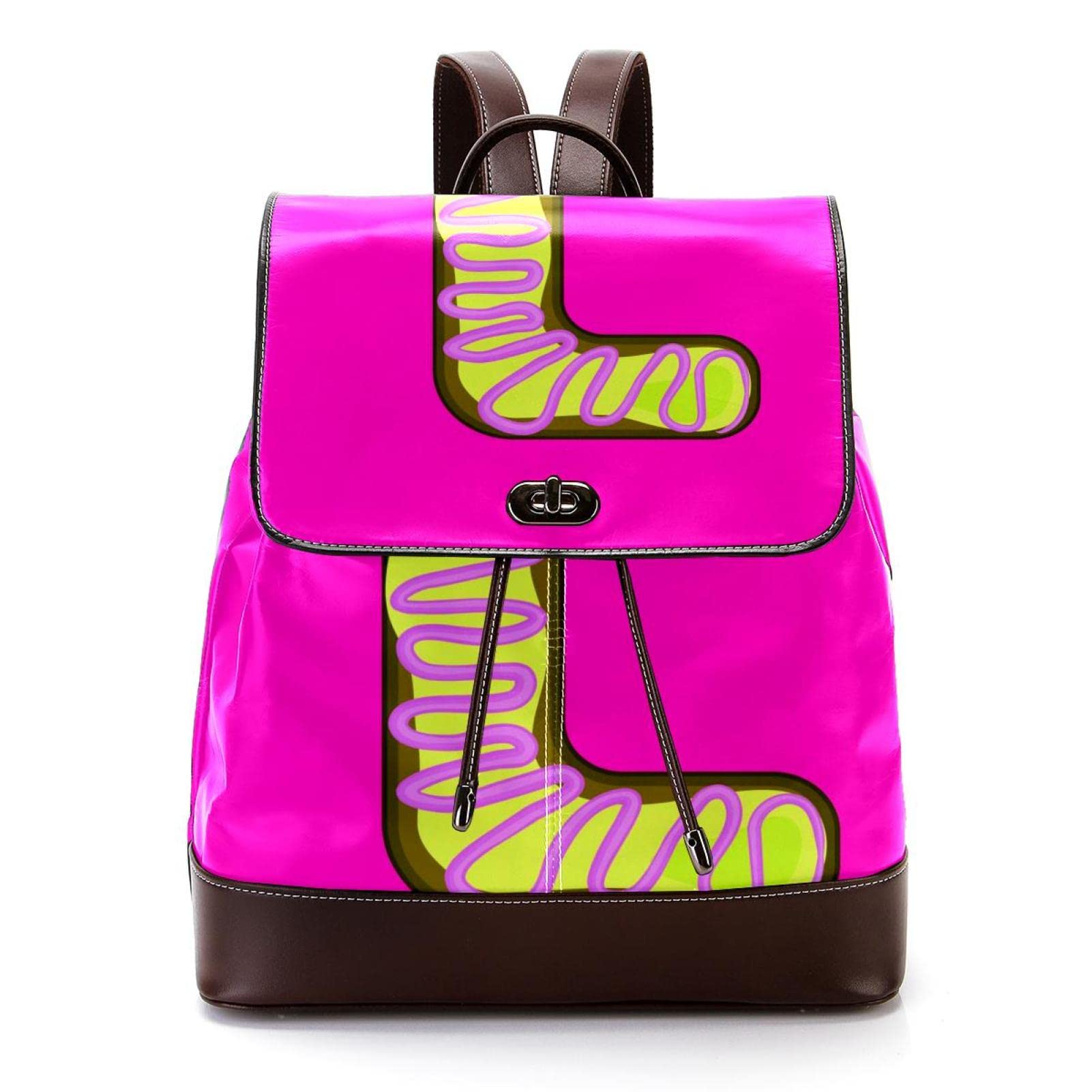 Casual Flap Backpack with Letter 