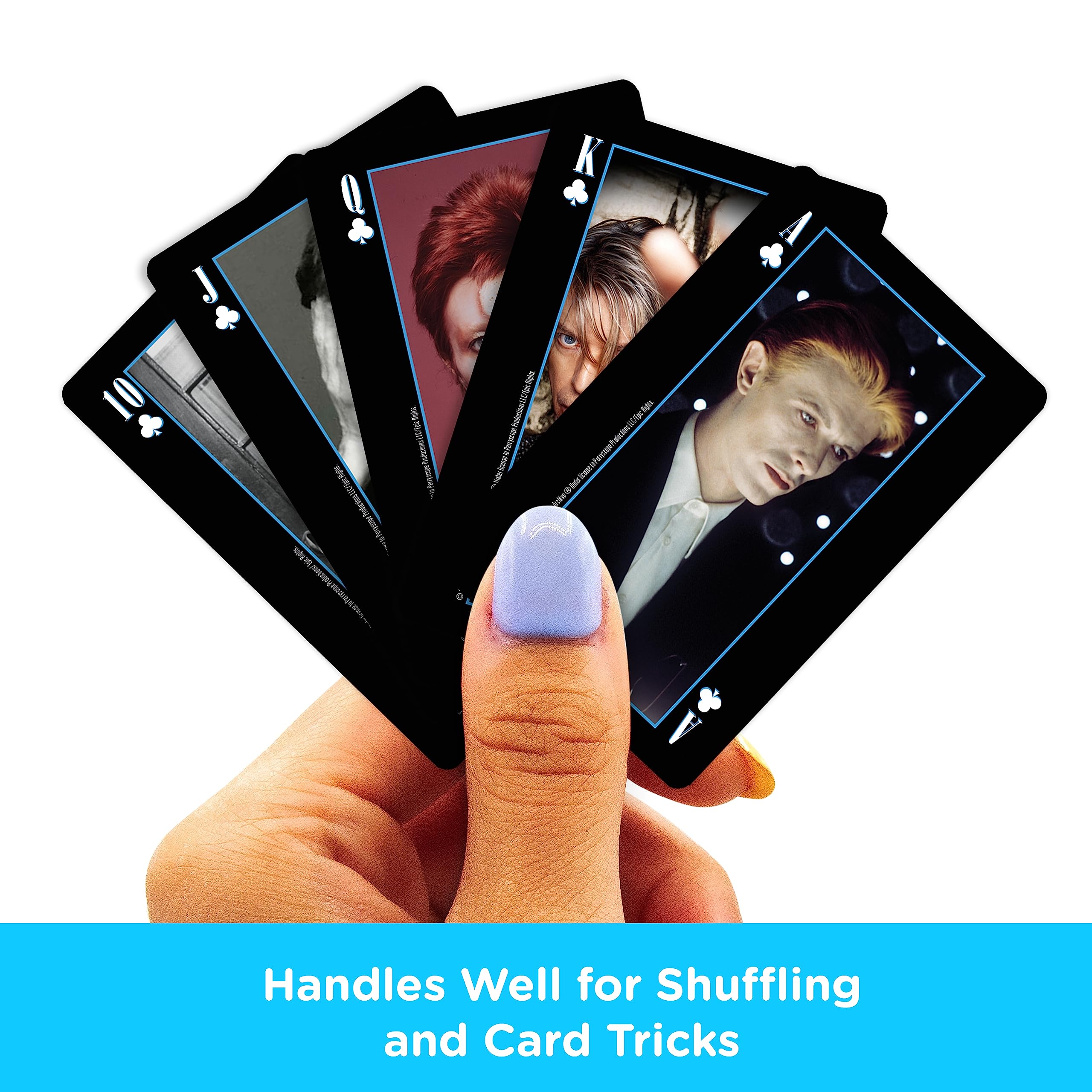 David Bowie Aquarius Cassette Premium Playing Cards - Officially Licensed Collectible Deck for Poker, Magic Tricks & Card Games - Perfect Gift for Bowie Fans & Music Lovers