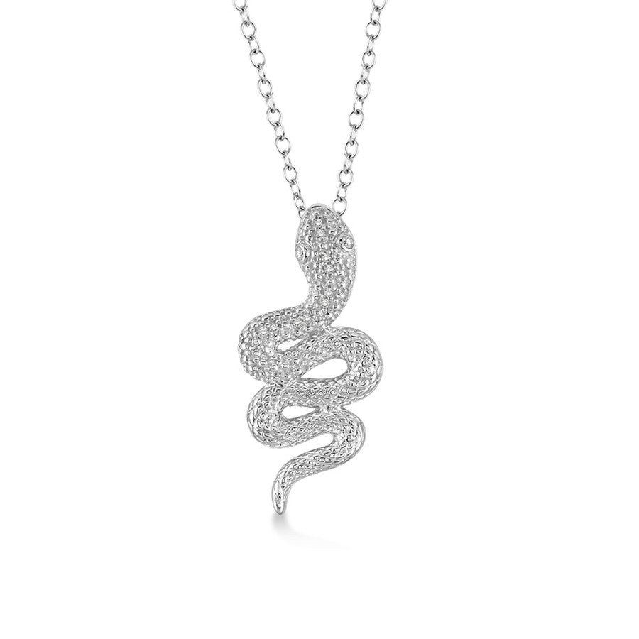 Diamond Snake Necklace for Women - Elegant Gold Plated Serpent Jewelry - Perfect for Parties, Weddings & Everyday Wear