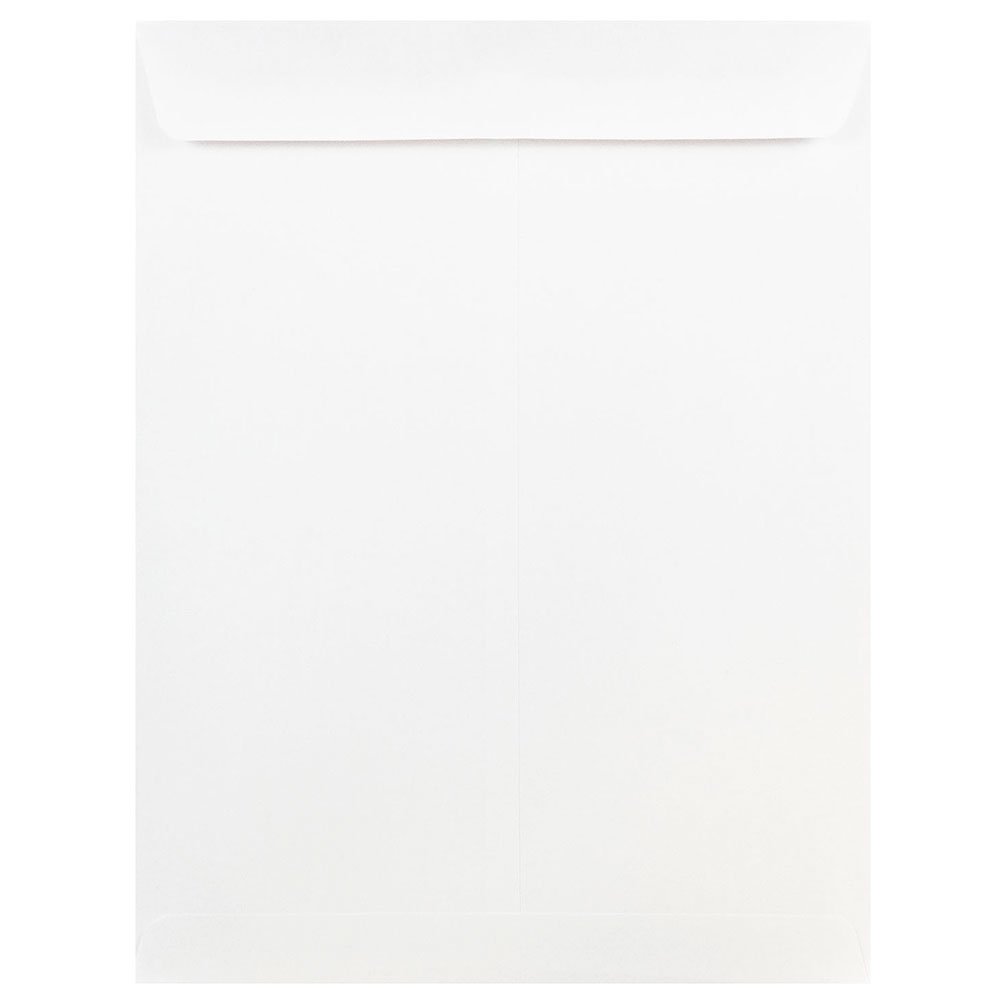 JAM PAPER 9 x 12 Inches Open End Catalog Commercial Envelopes - White - Bulk 500/Box - Perfect for Business Mailings, Invoices, and Office Documents
