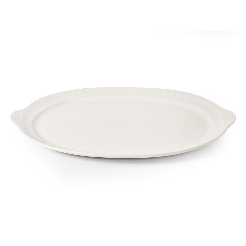 Italian Countryside® Oval Serving Platter with Handles - Perfect for Entertaining, Holiday Dinners & Rustic Table Settings