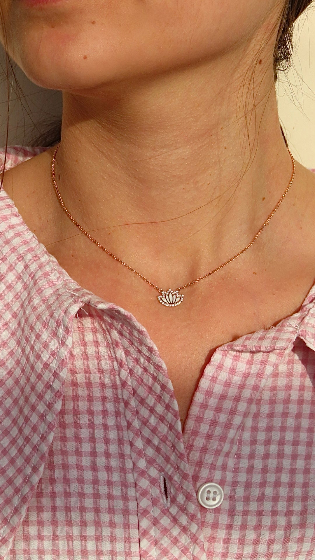 Loutos Elegant Gold Plated Necklace for Women - Perfect for Parties, Weddings & Everyday Wear
