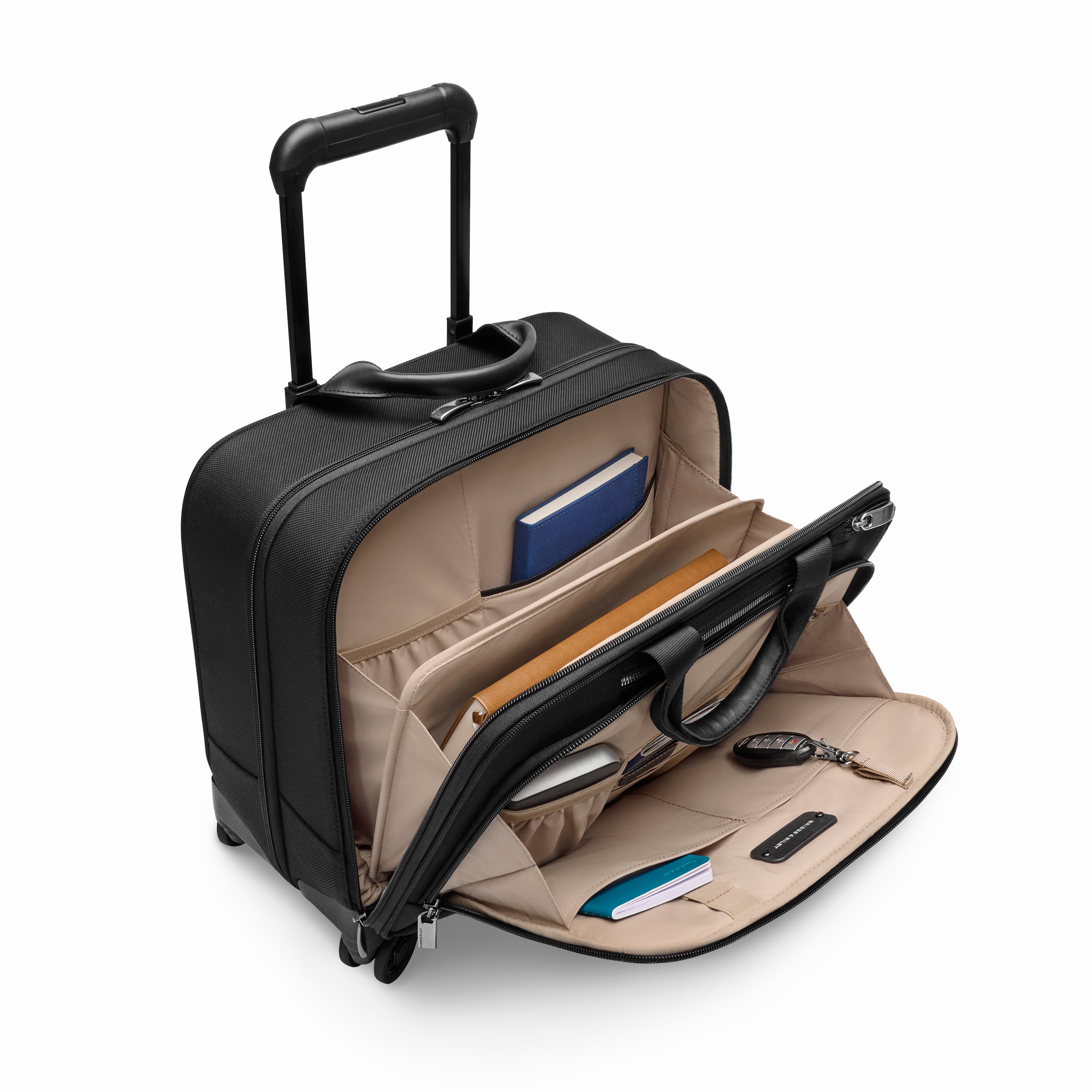 Briggs & Riley @work 2.0 Medium SP Briefcase - Premium Business Laptop Bag for Professionals - Perfect for Office, Travel & Business Meetings