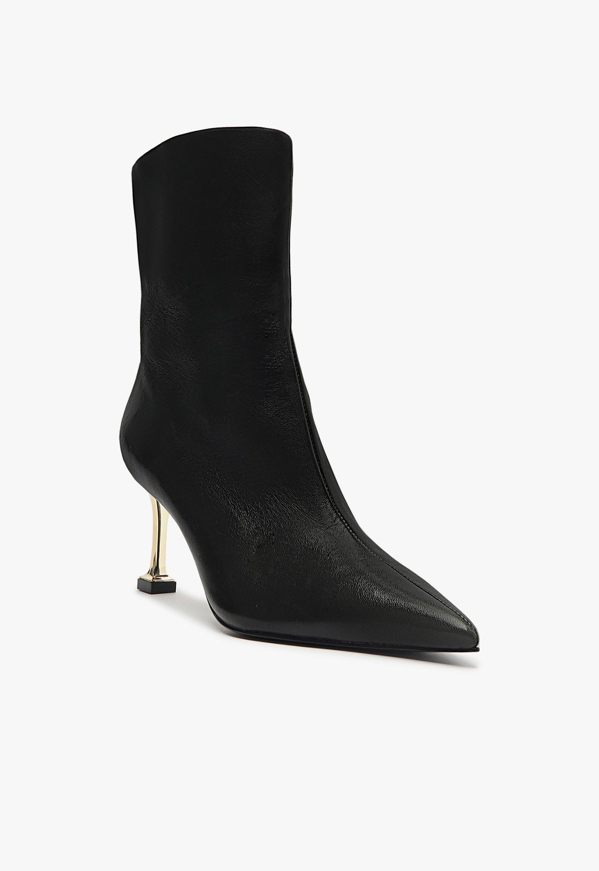 Firenze Atanado Leather Bootie Women's High Heel Ankle Boots - Fashionable & Comfortable for Office, Party & Night Out