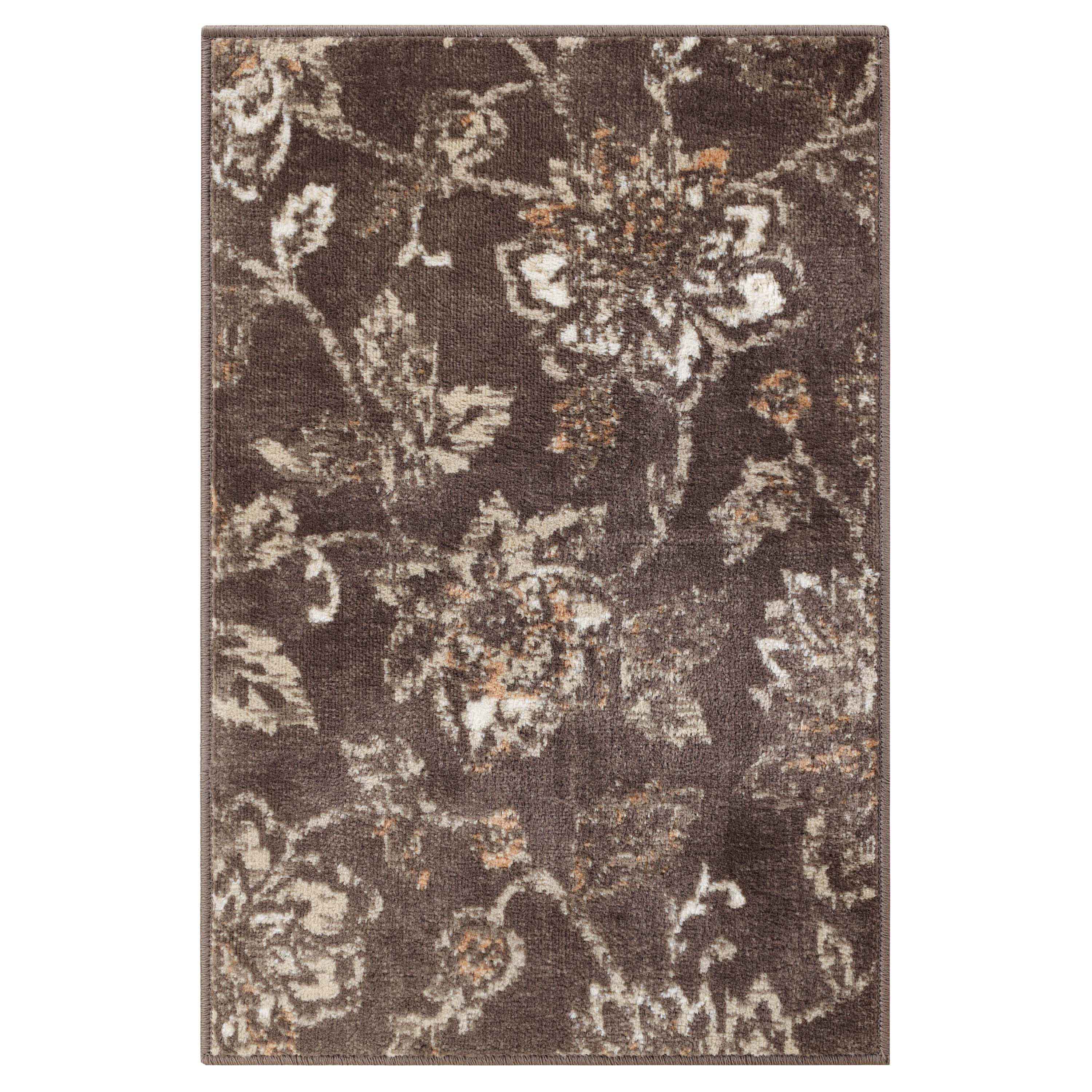 Jacobean Floral Modern Farmhouse Indoor Area Rugs & Runner Rugs - Soft Non-Slip Living Room Bedroom Decor for Cozy Home