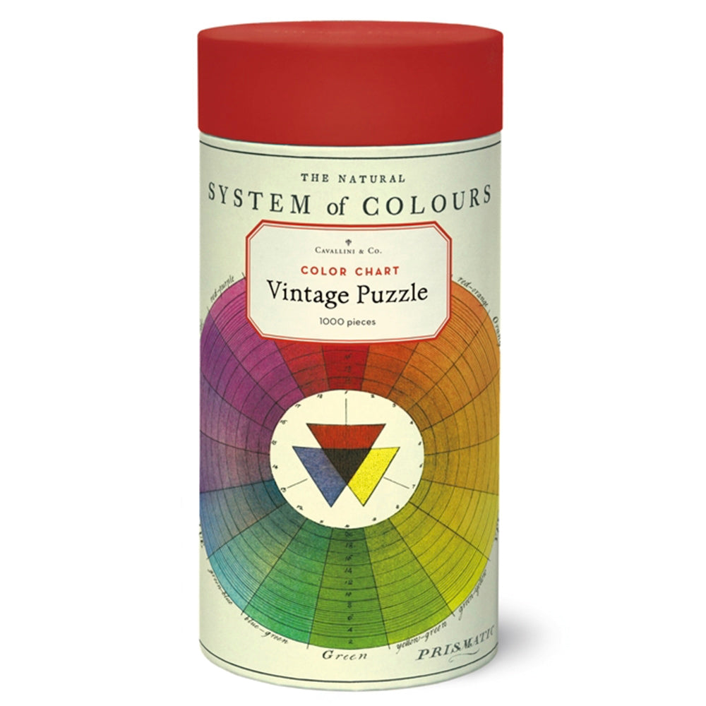 1000 Piece Color Chart Jigsaw Puzzle - Vibrant Rainbow Art for Adults & Kids - Perfect for Family Game Night & Stress Relief