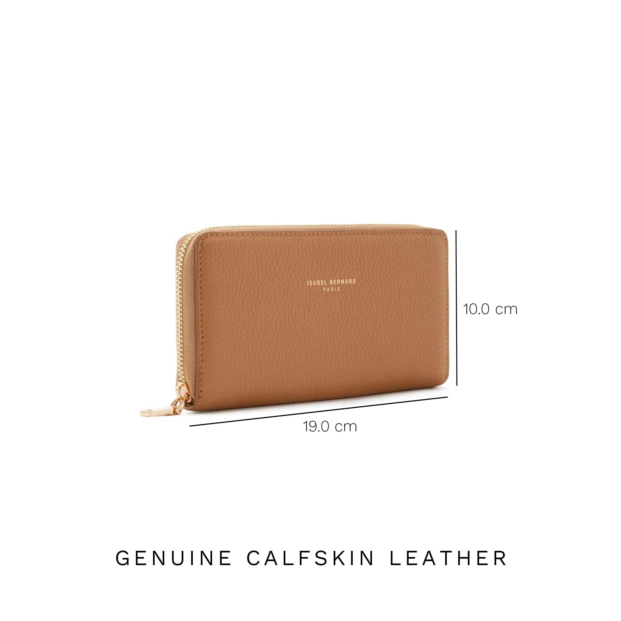 Isabel Genuine Calfskin Leather Tote Bag and Wallet Set for Women - Perfect Gift for Birthday, Anniversary & Travel Accessories