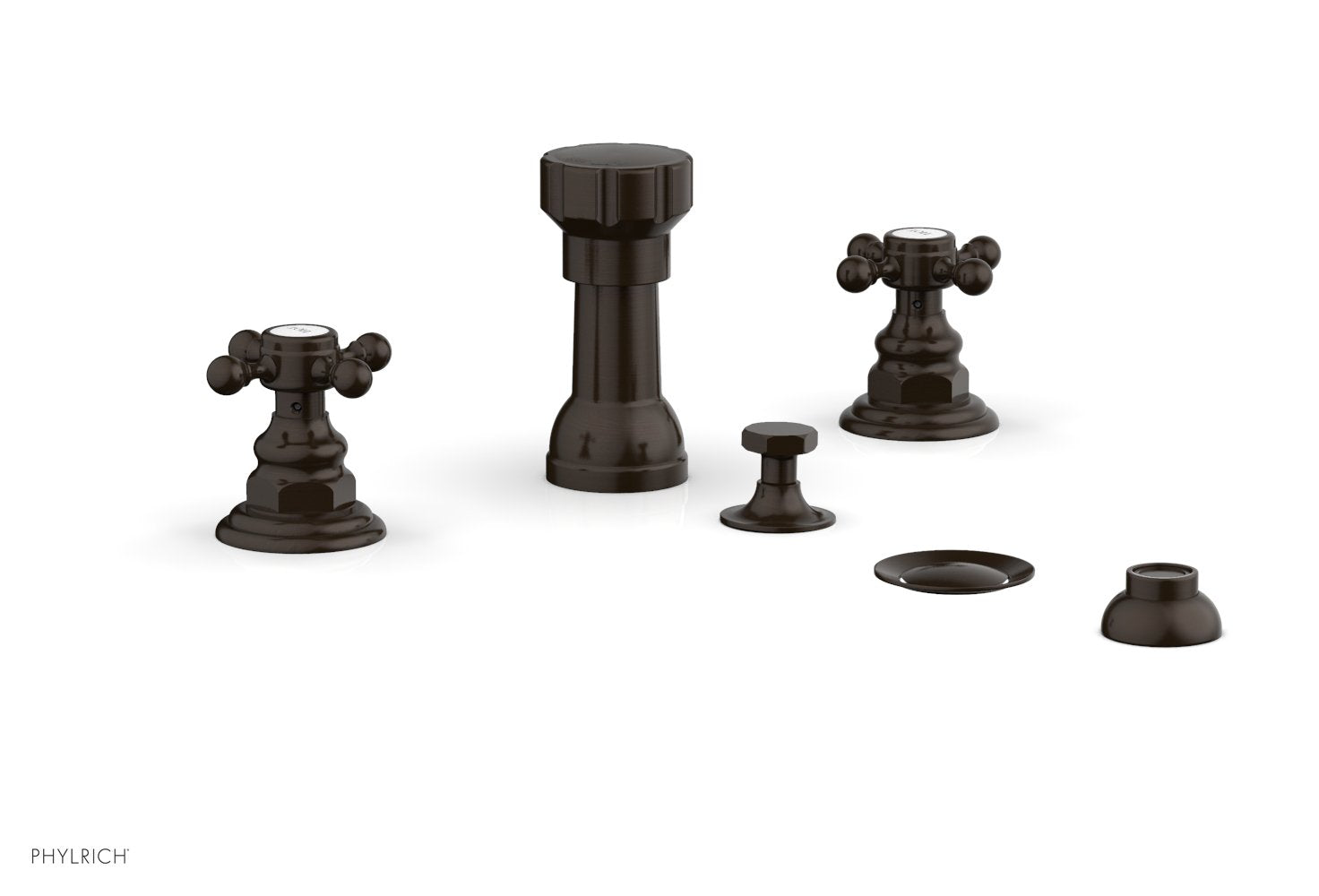 HEX TRADITIONAL 4-Hole Bidet Set - 500ml Water Capacity, 60mm Hole Spacing - Perfect for Bathroom Upgrades & Hygienic Cleaning