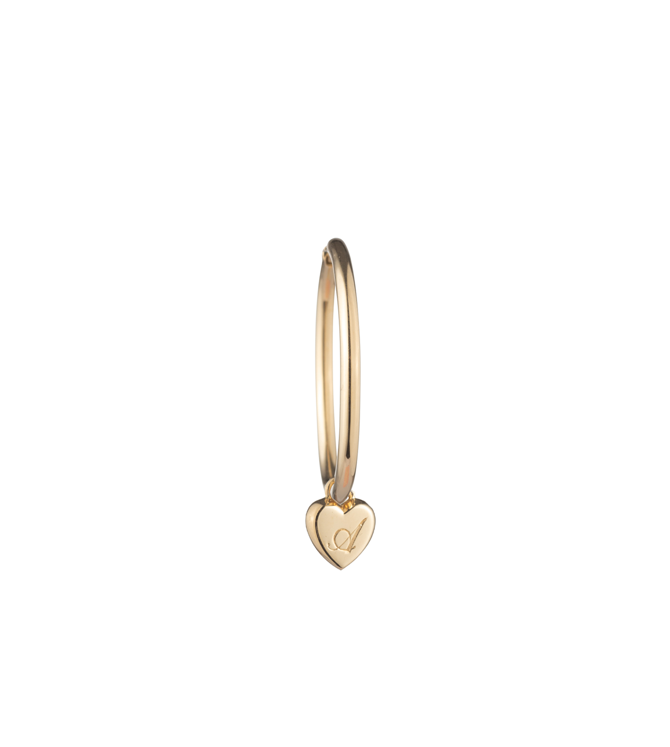 Petite Heart Ingot True Love Oversized Hoop Earrings 30mm - Romantic Gift for Women, Valentine's Day Jewelry, Boho Chic Accessories for Date Night