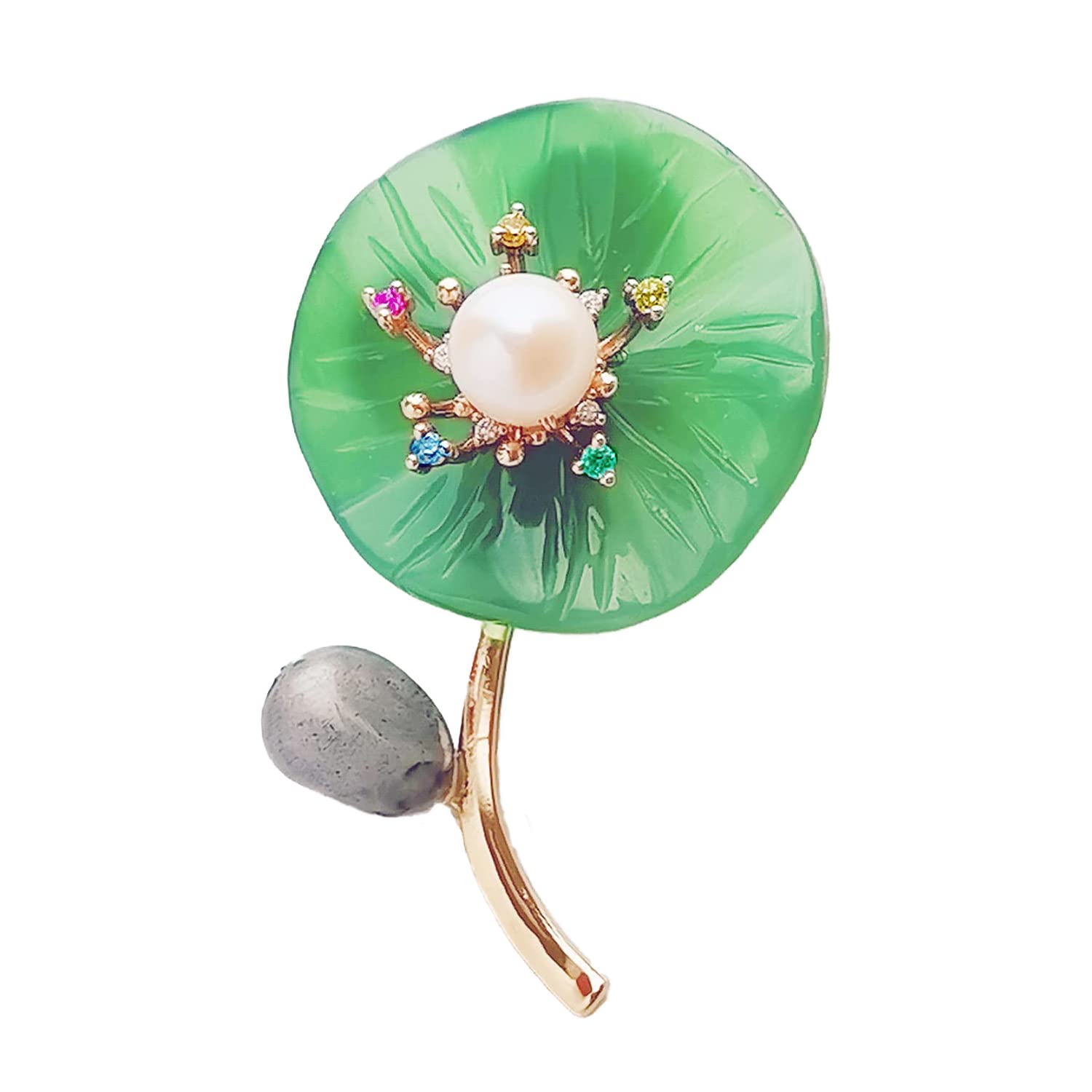 **Elegant Crystal Flower Brooch Pin for Women - Sparkling Blossom Lapel Pin Jewelry Gift Set, Fashion Accessories for New Year, Christmas, Parties & Special Occasions**
