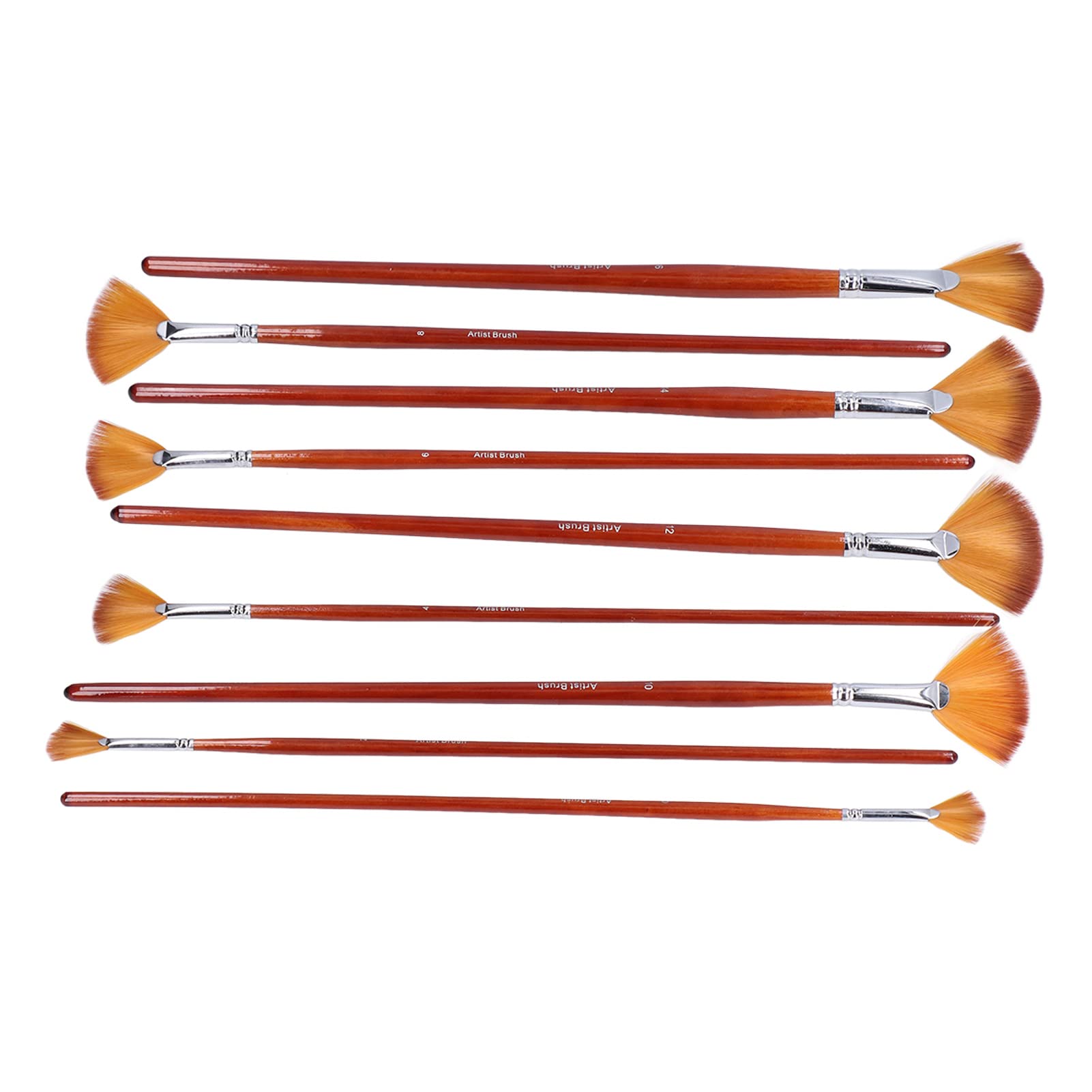 Premium Watercolor Paint Brushes Set - Metal Ferrule, Comfortable Handle & Durable Nylon Bristles for Watercolor, Gouache & Oil Painting - Perfect for Artists, Beginners & Professional Studio Use