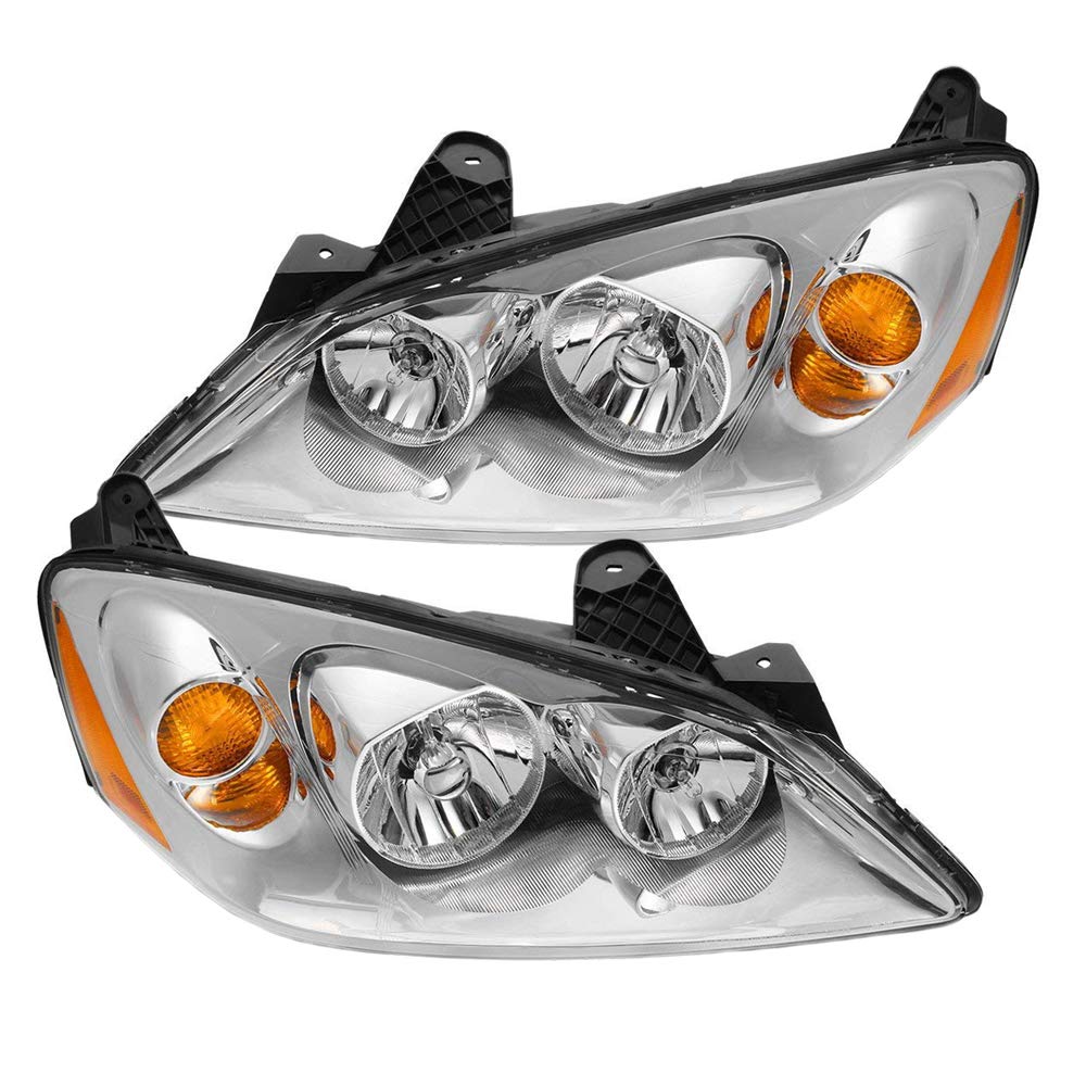 OE Style Headlights for 2005-2010 Pontiac G6 - Left & Right Pair - Perfect for Night Driving & Car Upgrades