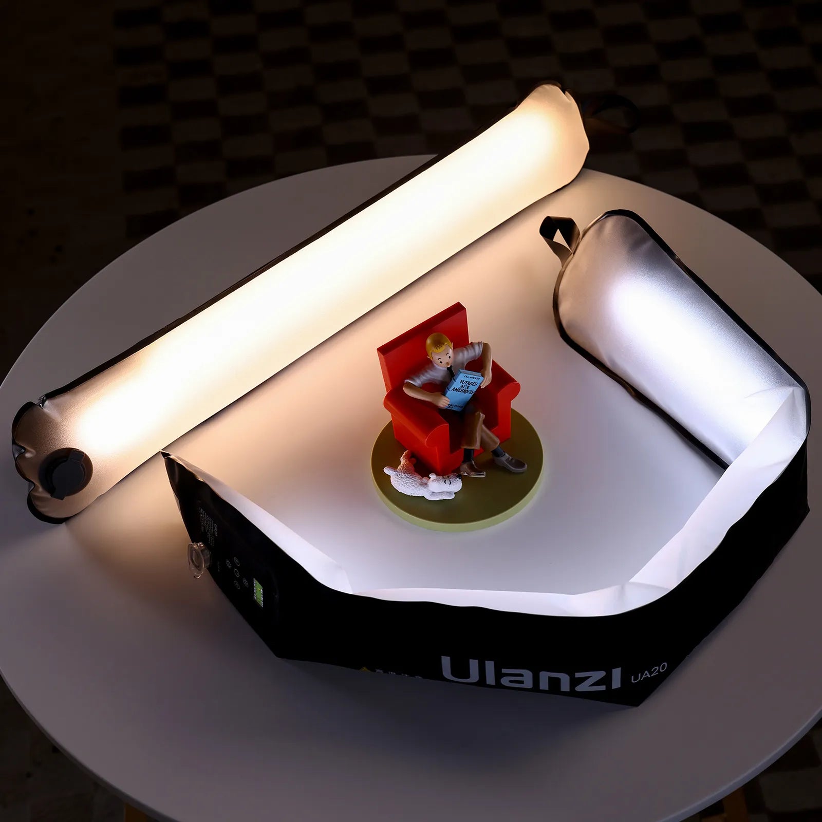 Ulanzi UA12/UA20 Portable LED Air Tube Light - Rechargeable Photography Lighting for YouTube, Vlogging, and Outdoor Shooting