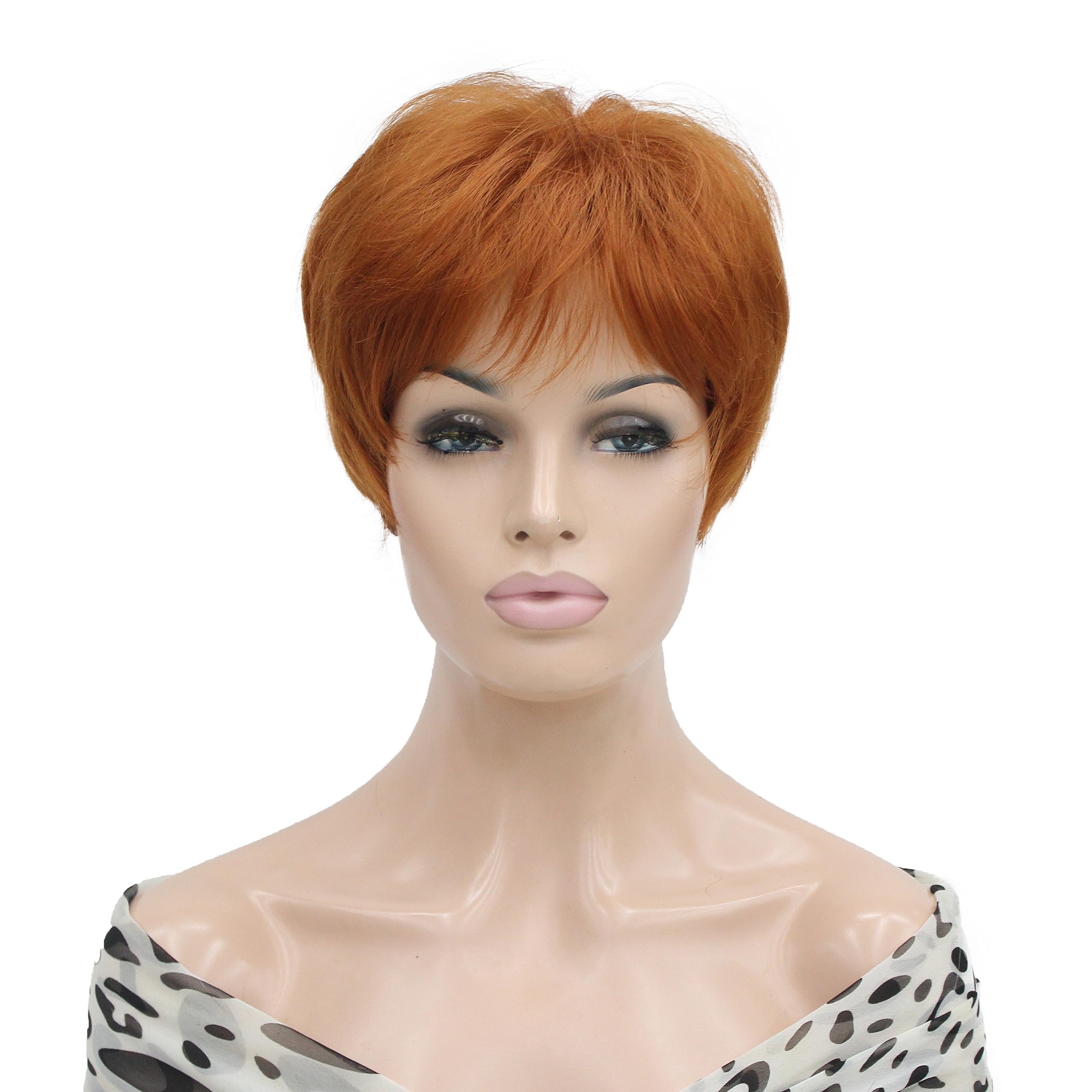 Heat Resistant Short Layered Synthetic Wig for Women - Perfect for Cosplay, Daily Wear & Styling