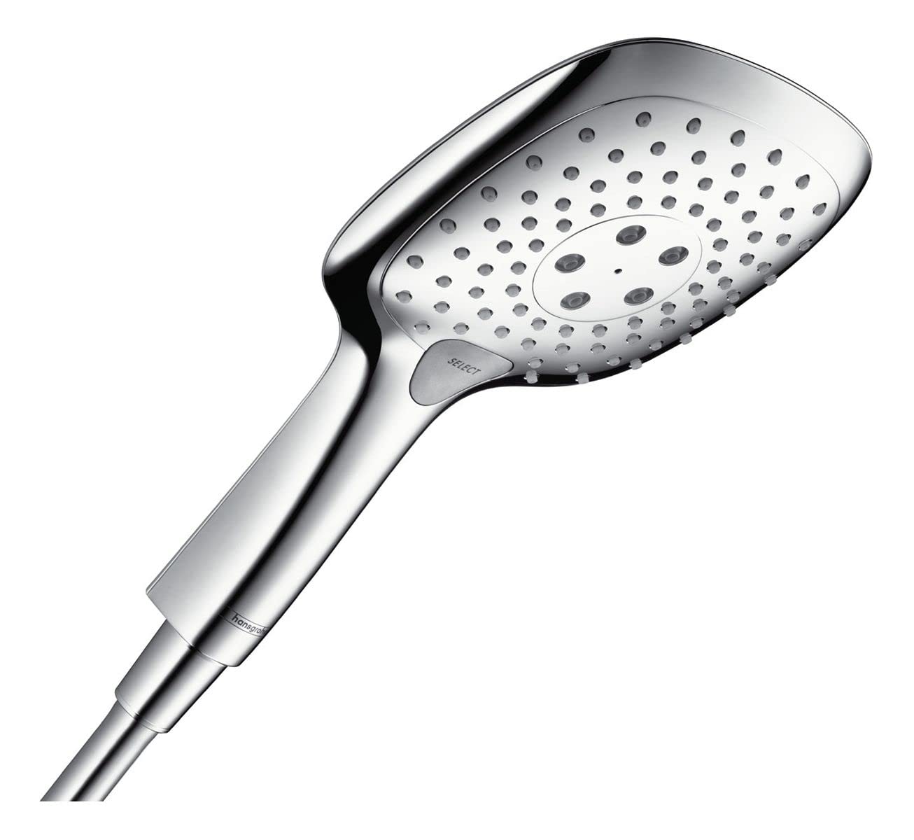 Hansgrohe Raindance Select E 150 Hand Shower with 3 Spray Modes - Chrome Finish for Bathroom & Shower Upgrade | Perfect for Relaxing Spa Experience at Home