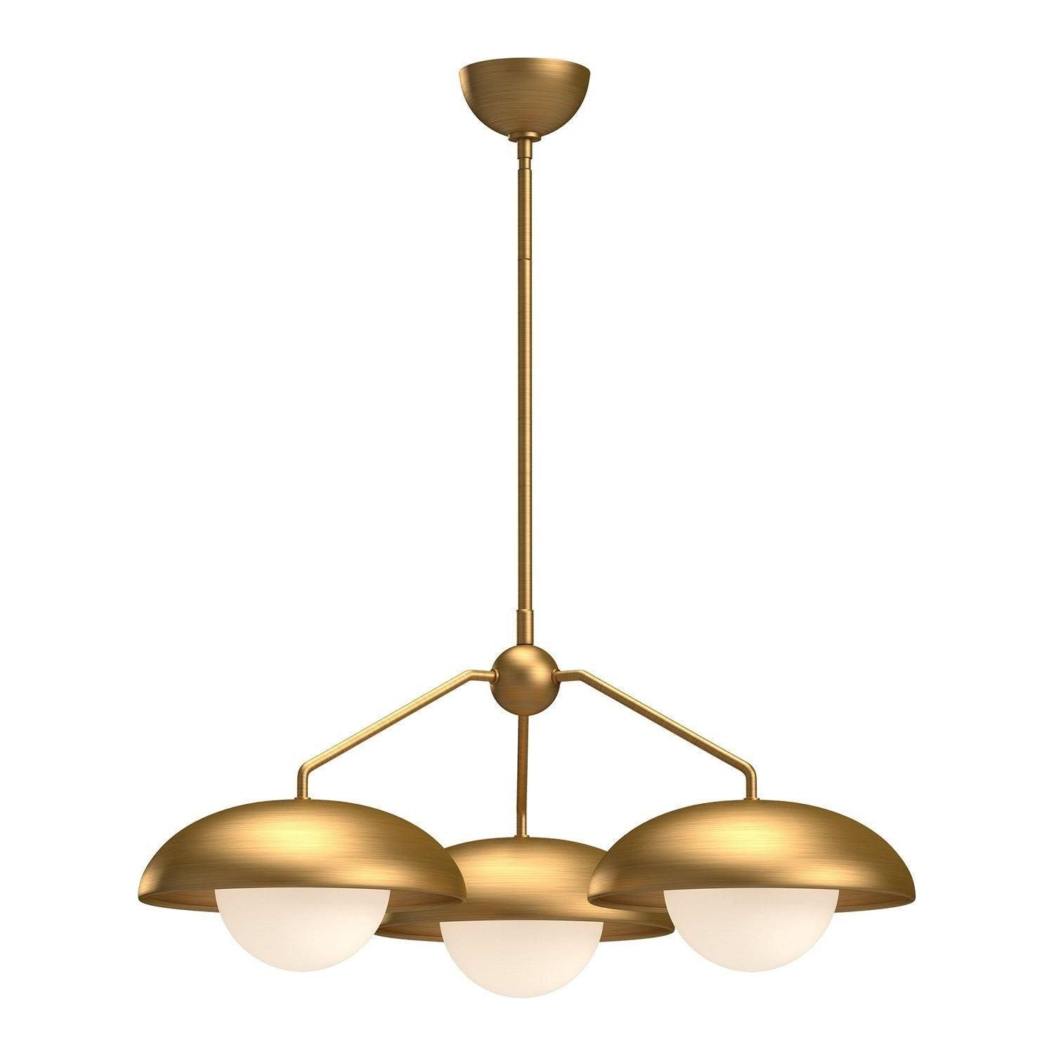Alora Mood Rubio 28 Inch Modern Crystal Chandelier - Elegant Dining Room Lighting Fixture for Home Decor, Perfect for Living Room, Bedroom, or Entryway