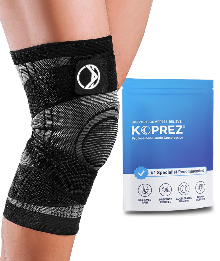 Knee Compression Sleeve for Women & Men - Breathable Knee Support Brace for Pain Relief, Arthritis, Running, Workout & Sports - Ideal for Gym, Basketball, Hiking & Daily Activities