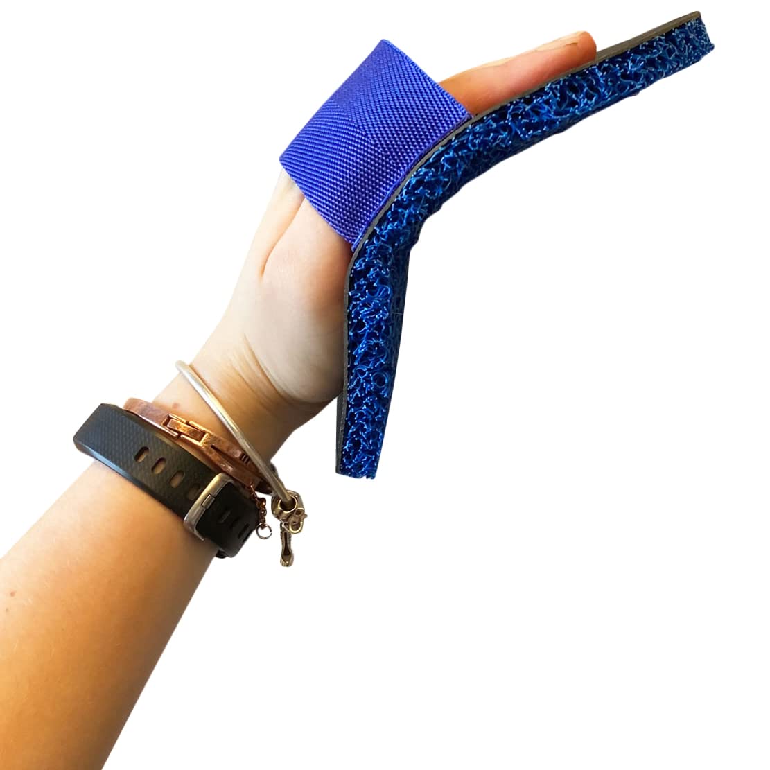 Premium Horse Grooming Brush - Soft Bristles for Shiny Coat & Massage - One Size Fits All (Blue/Black) - Ideal for Horse Care, Riding & Show Preparation