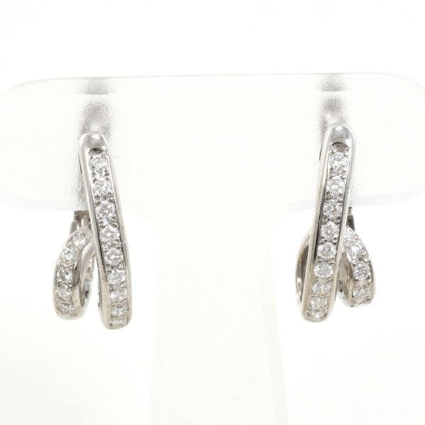 18K White Gold Diamond Stud Earrings for Women - Elegant & Timeless Jewelry Gift for Weddings, Anniversaries & Special Occasions