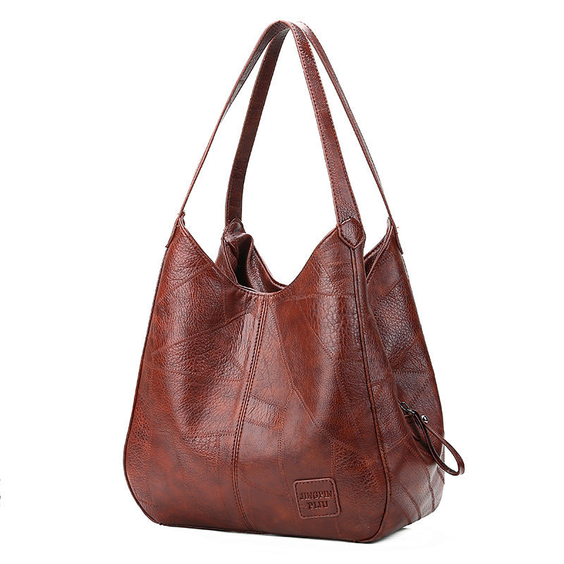 Vegan Leather Tote Bag for Women - Soft & Stylish Shoulder Bag - Perfect for Work, Travel, and Everyday Use