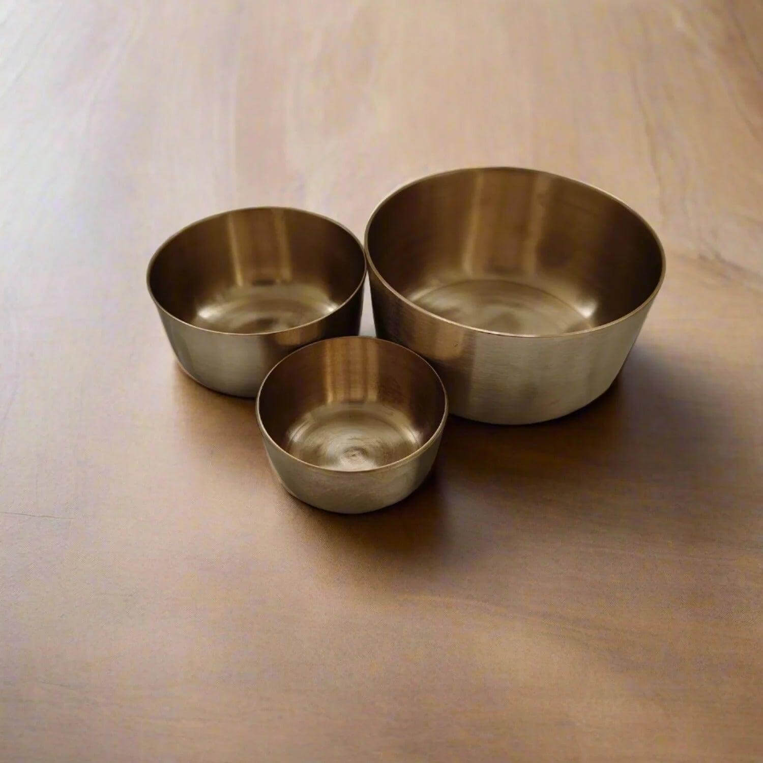 Authentic Japanese Kansa Katori Cup - Handcrafted Copper Water Cup for Health & Wellness | Perfect for Ayurveda, Detox, and Daily Hydration