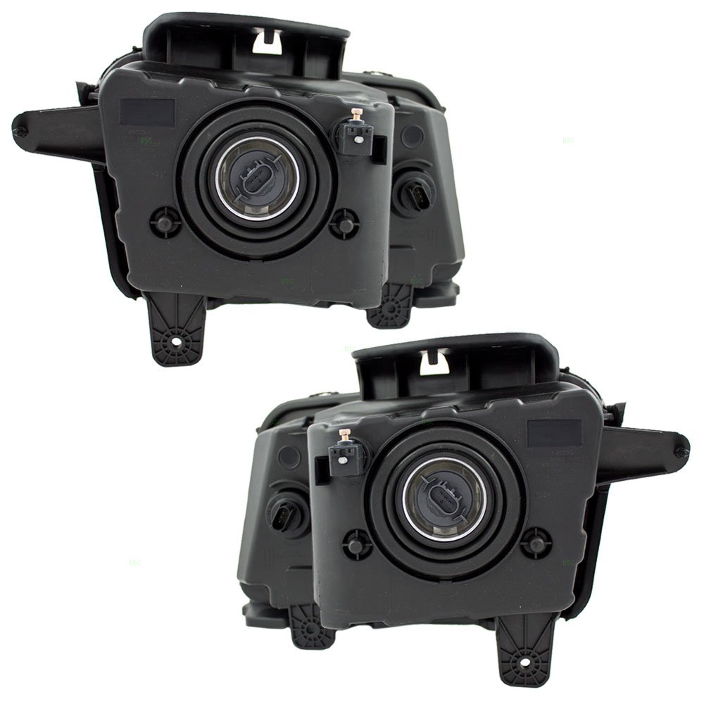 Brock Halogen Headlights Set for 2010-2013 Chevrolet Camaro - Pair with Housing - Upgrade Your Night Driving & Style (Perfect for Daily Commute, Road Trips & Car Shows)