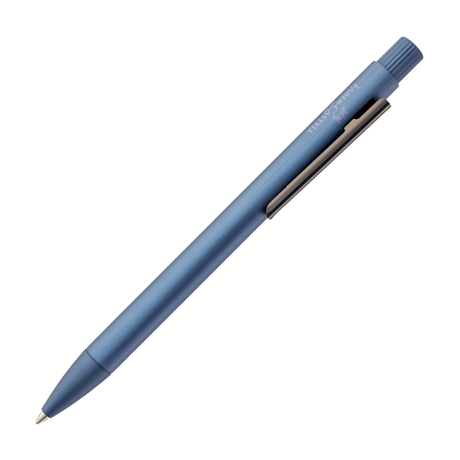 Faber-Castell Design Neo Slim Aluminum Ballpoint Pen - Dark Blue - Premium Writing Instrument for Office, School & Business Gifts