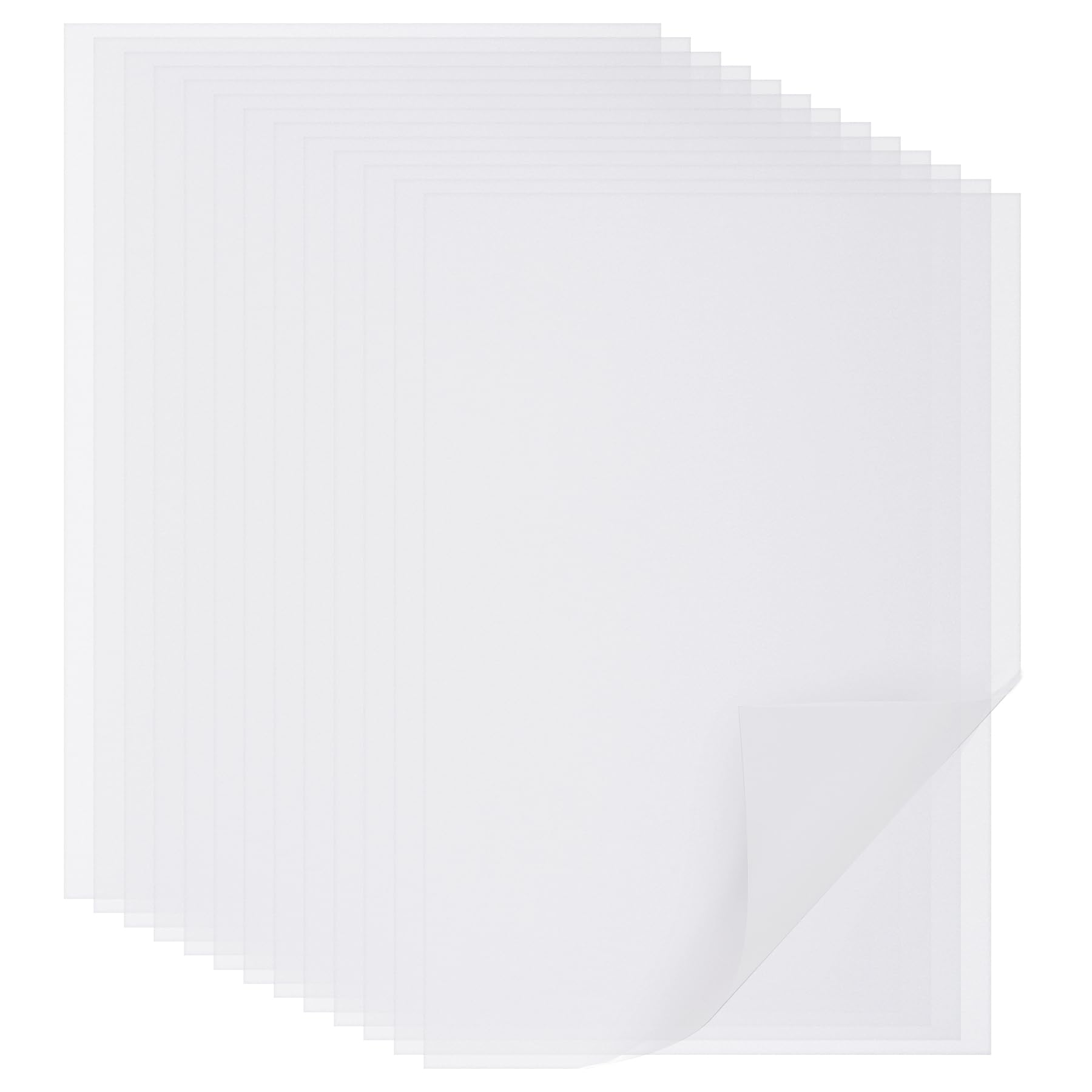 Premium 8.5 x 11 Inch Colored Vellum Paper - 50 Sheets Translucent Printable Tracing Paper for Inkjet & Laser Printers - Perfect for Scrapbooking, Invitations, Crafts and Architectural Drafting